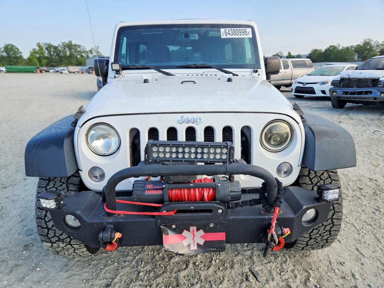 2015 Jeep Wrangler Sport White vin: 1C4BJWDG6FL741292