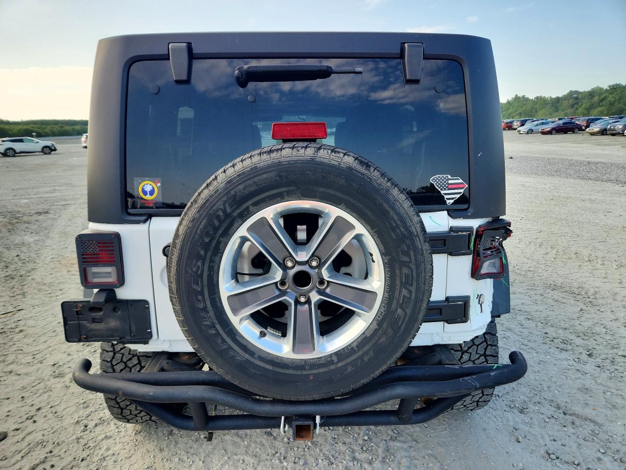 2015 Jeep Wrangler Sport White vin: 1C4BJWDG6FL741292