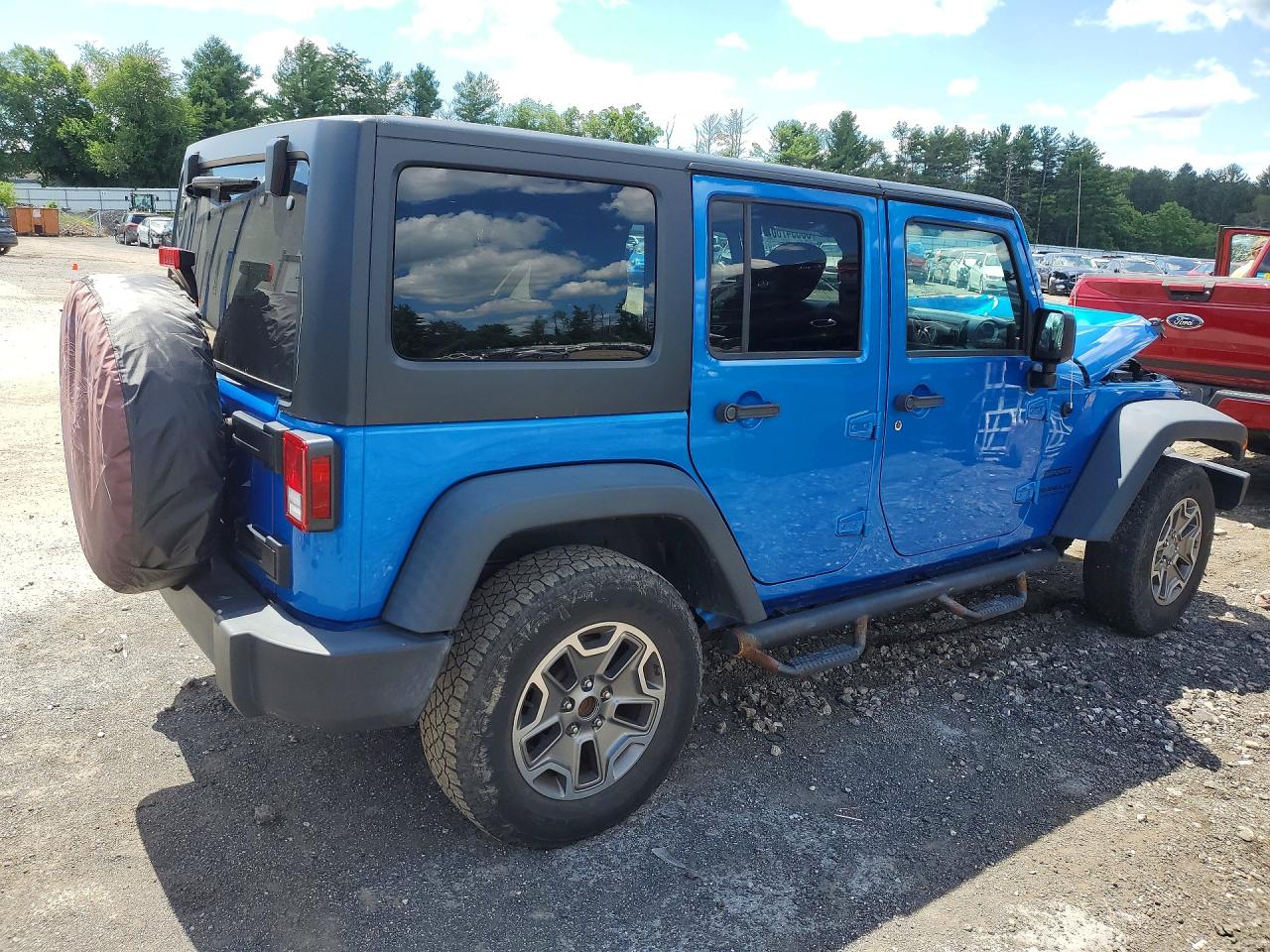 2016 Jeep Wrangler Unlimited Sport Blue vin: 1C4BJWDG6GL107935