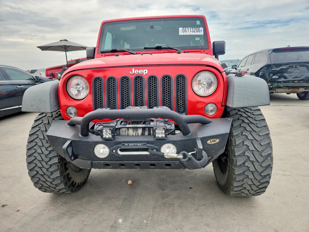 2016 Jeep Wrangler Unlimited Sport Красный vin: 1C4BJWDG6GL260315