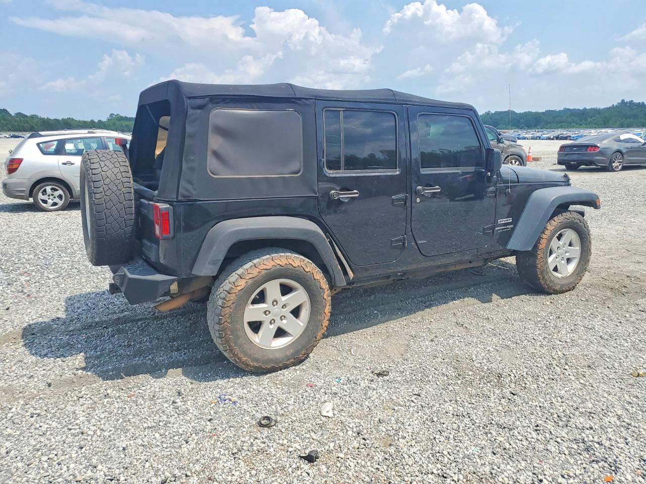 2018 Jeep Wrangler Unlimited Sport Черный vin: 1C4BJWDG6JL859464