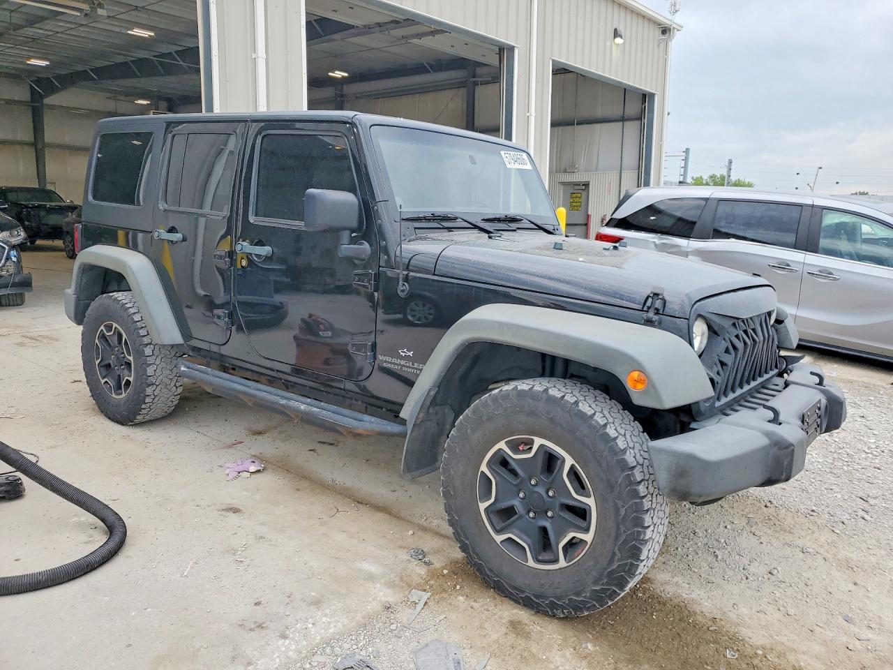 2012 Jeep Wrangler Unlimited Sport Черный vin: 1C4BJWDG7CL100616