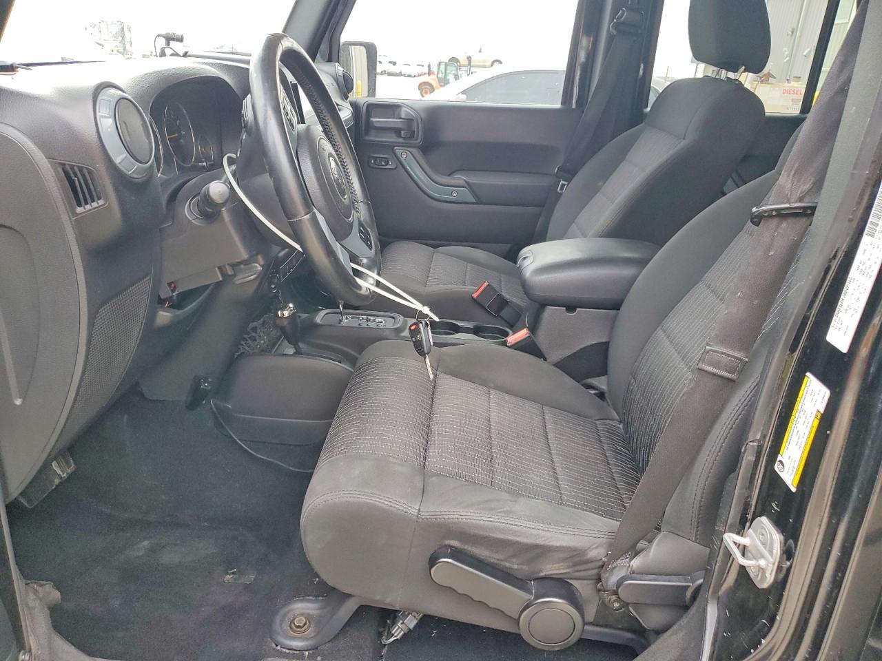 2012 Jeep Wrangler Unlimited Sport Черный vin: 1C4BJWDG7CL100616