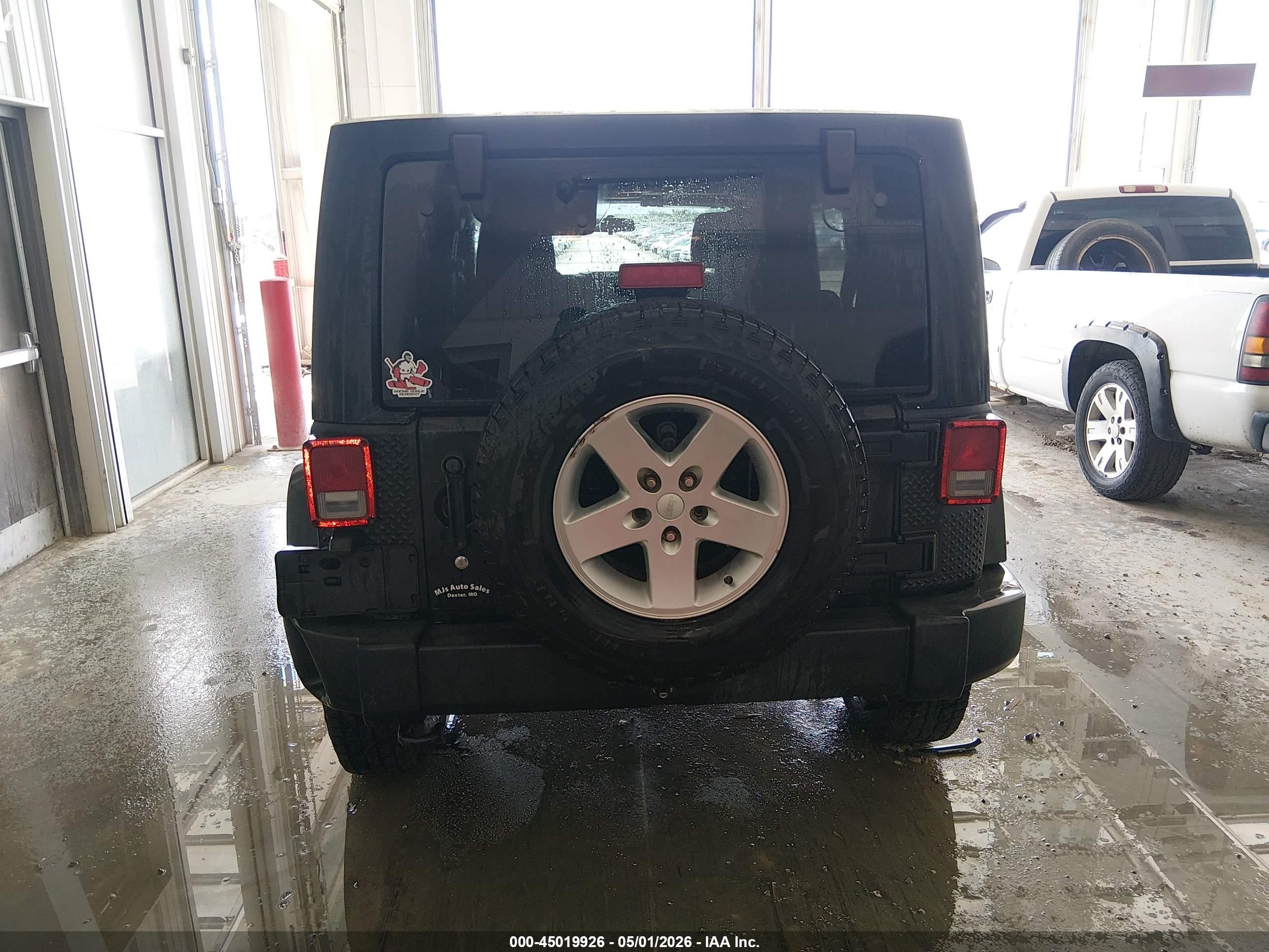 2012 Jeep Wrangler Unlimited Sport Black vin: 1C4BJWDG7CL266845