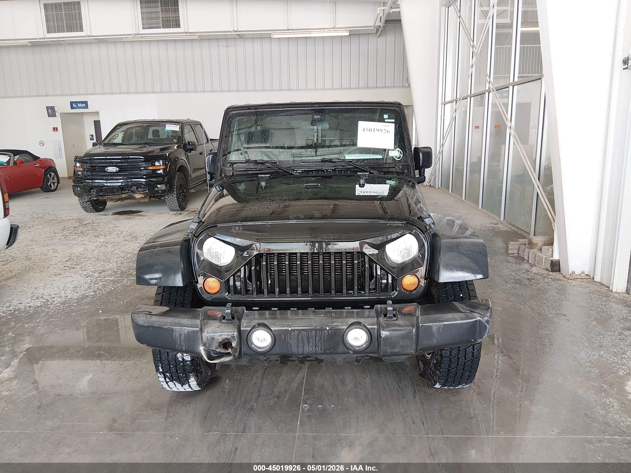 2012 Jeep Wrangler Unlimited Sport Black vin: 1C4BJWDG7CL266845