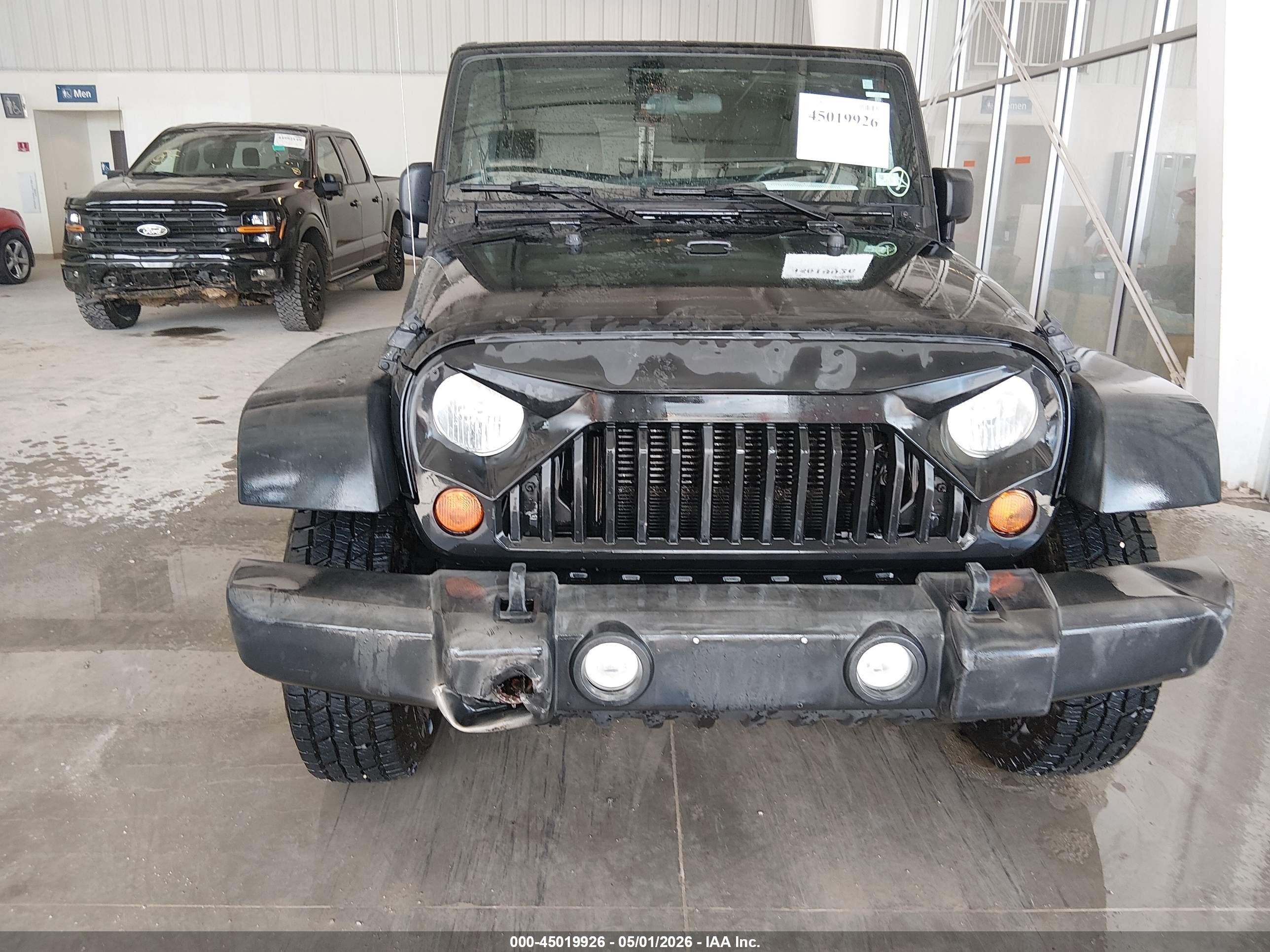 2012 Jeep Wrangler Unlimited Sport Black vin: 1C4BJWDG7CL266845