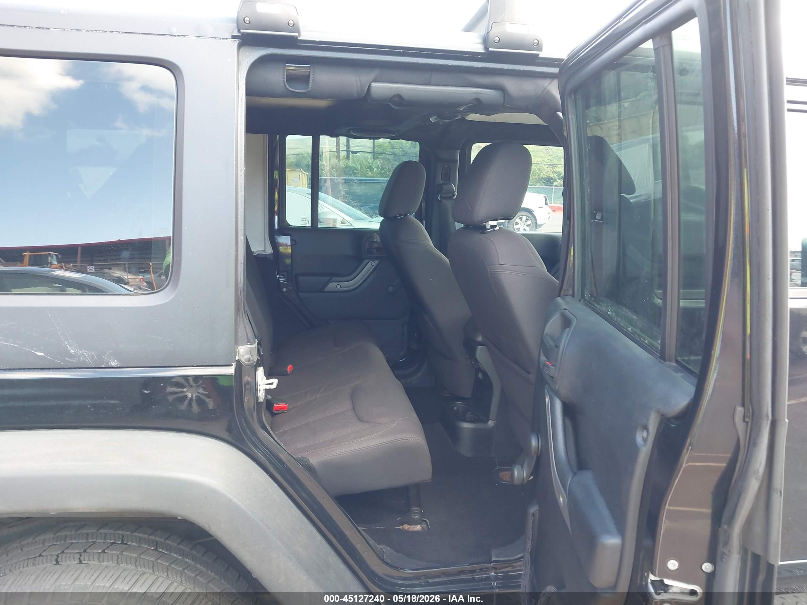 2013 Jeep Wrangler Unlimited Sport Black vin: 1C4BJWDG7DL504369