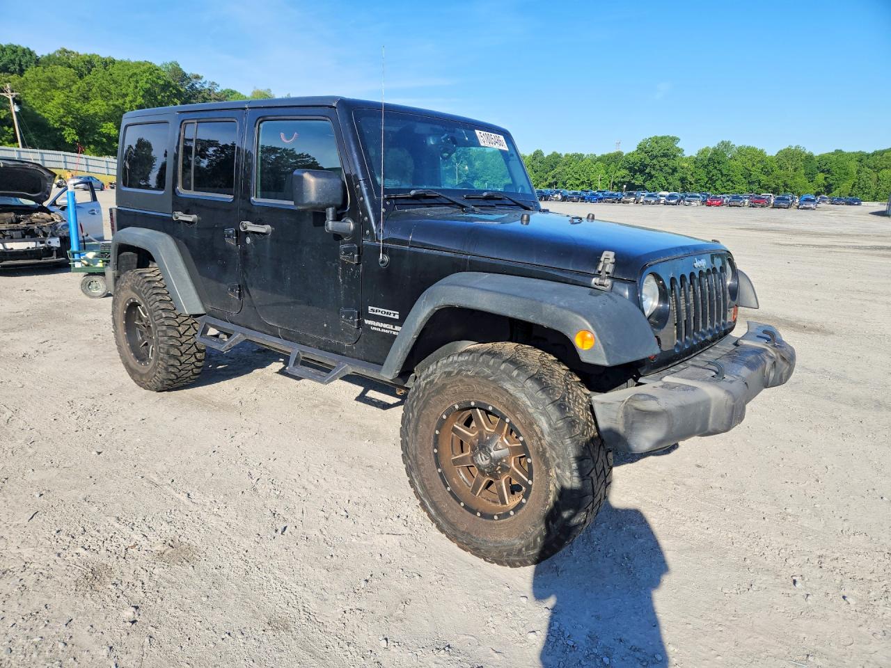 2013 Jeep Wrangler Unlimited Sport Black vin: 1C4BJWDG7DL522273