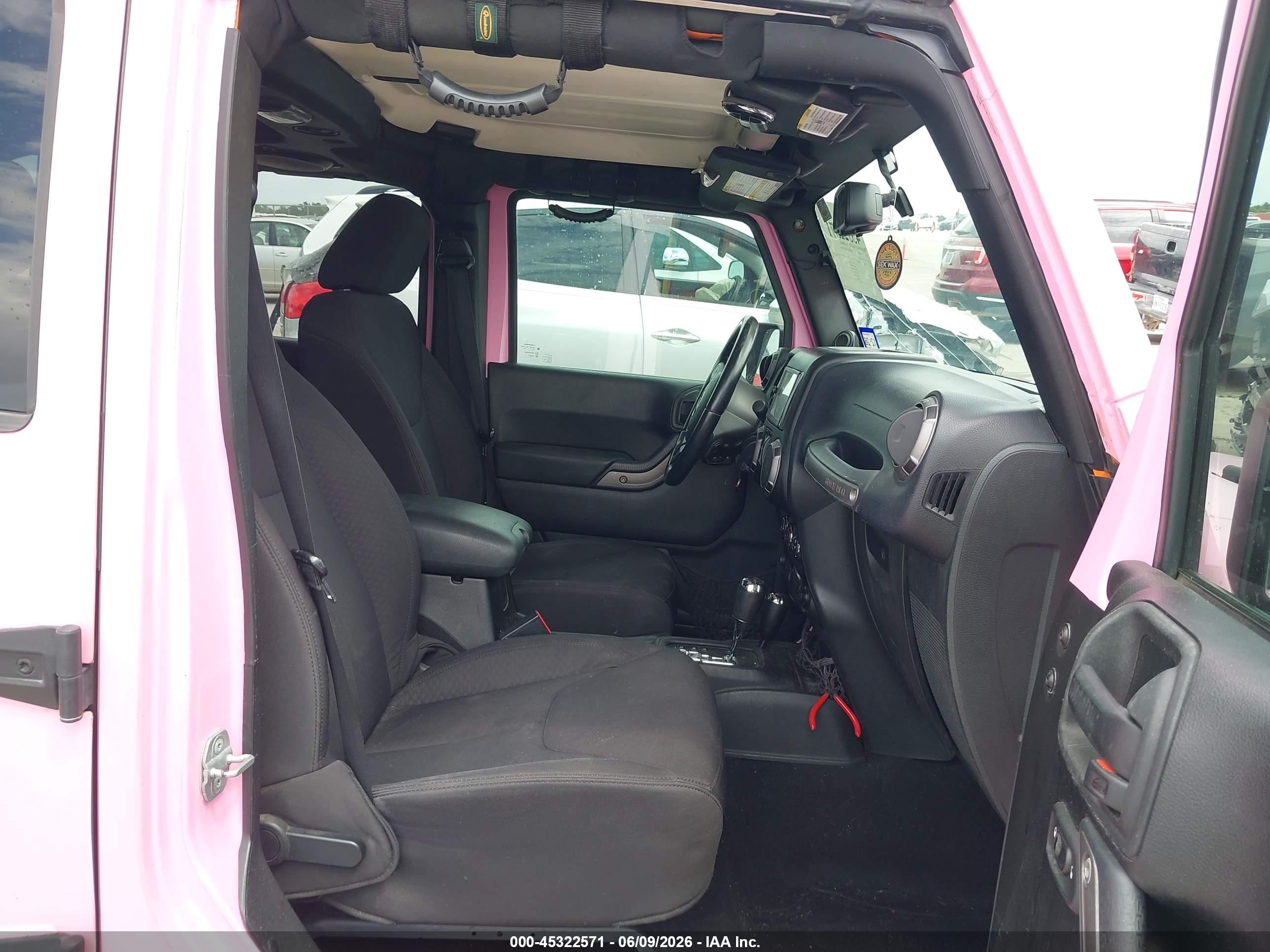 2013 Jeep Wrangler Unlimited Sport Pink vin: 1C4BJWDG7DL543043