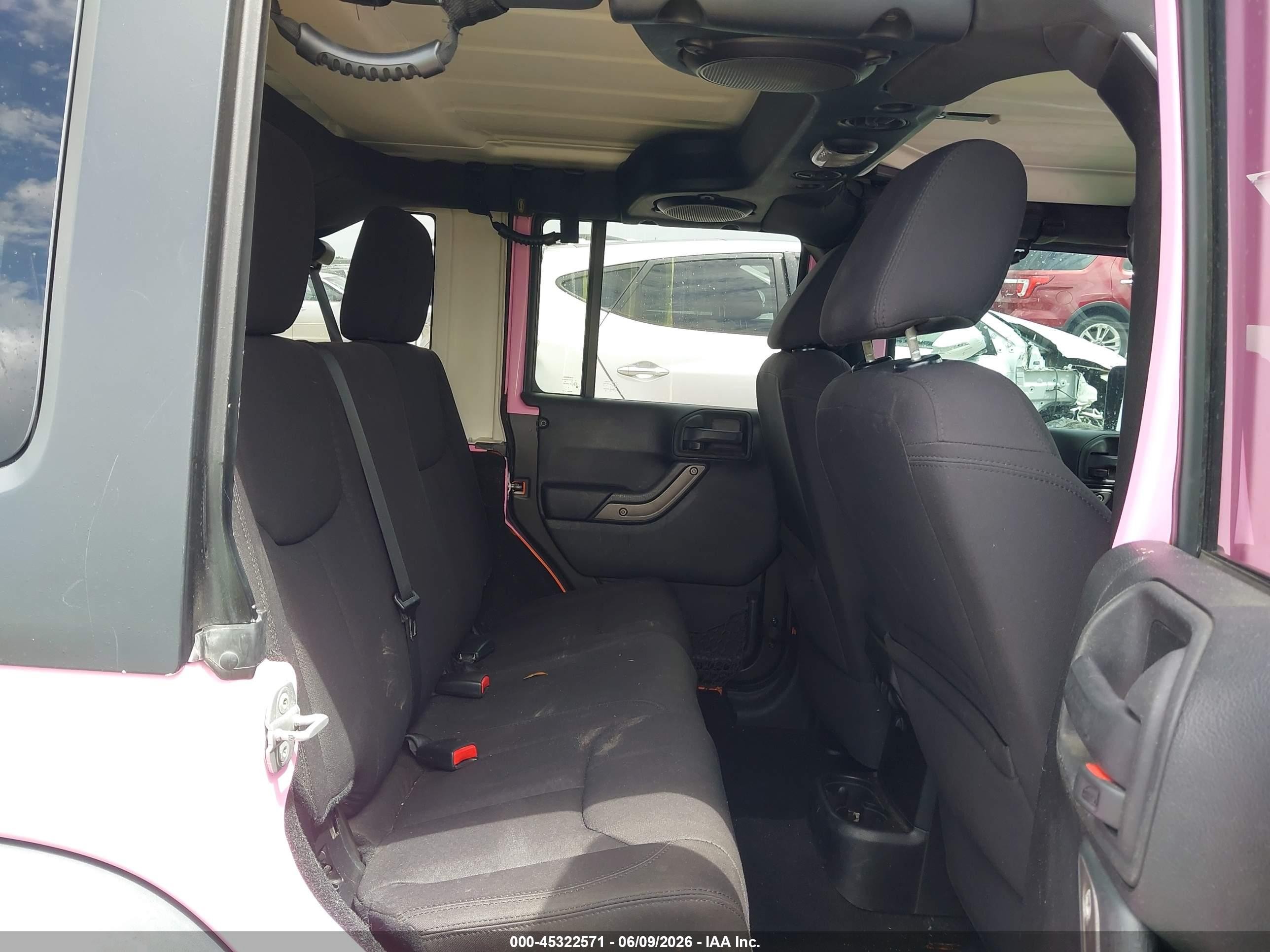 2013 Jeep Wrangler Unlimited Sport Pink vin: 1C4BJWDG7DL543043