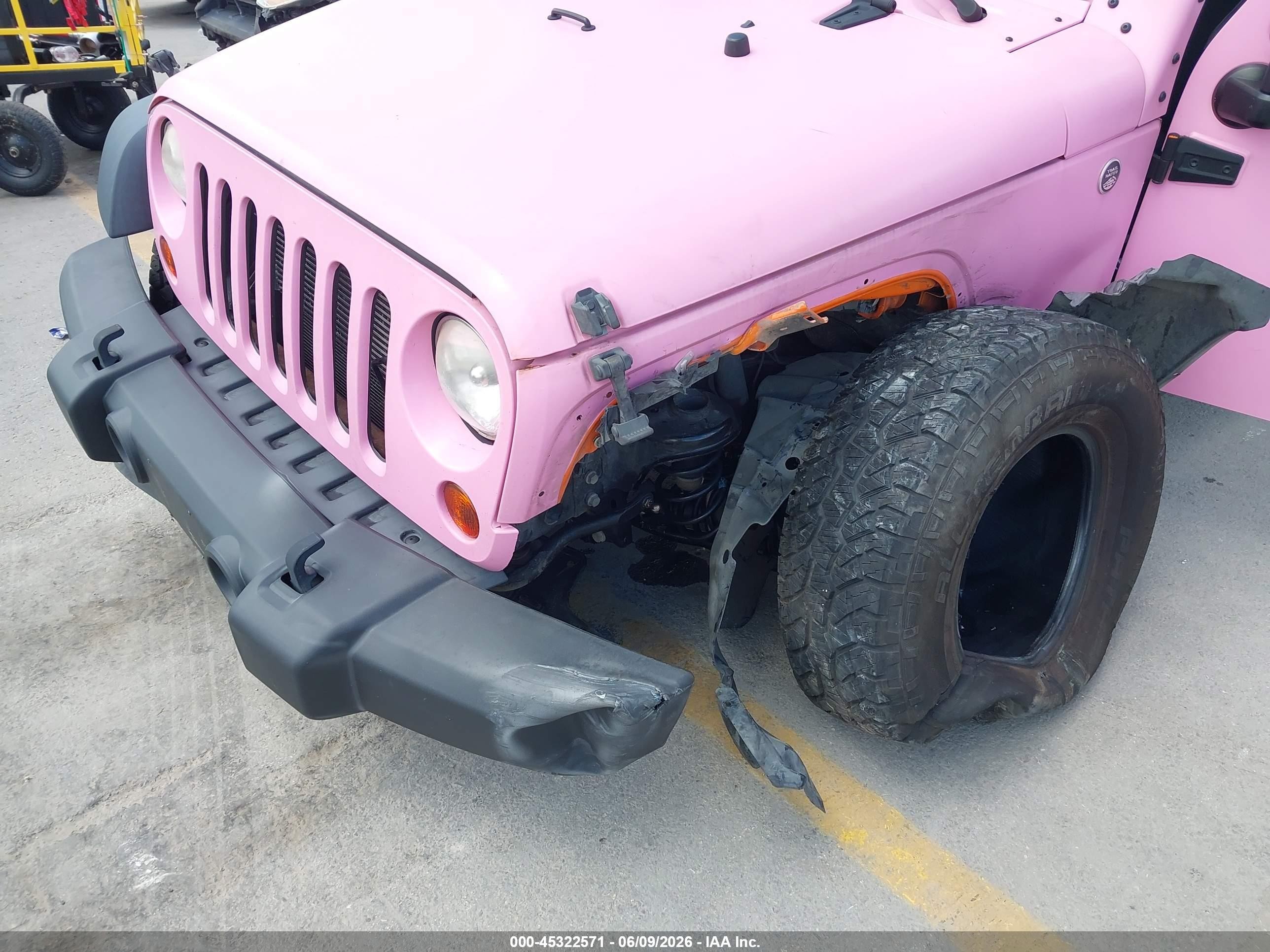 2013 Jeep Wrangler Unlimited Sport Pink vin: 1C4BJWDG7DL543043