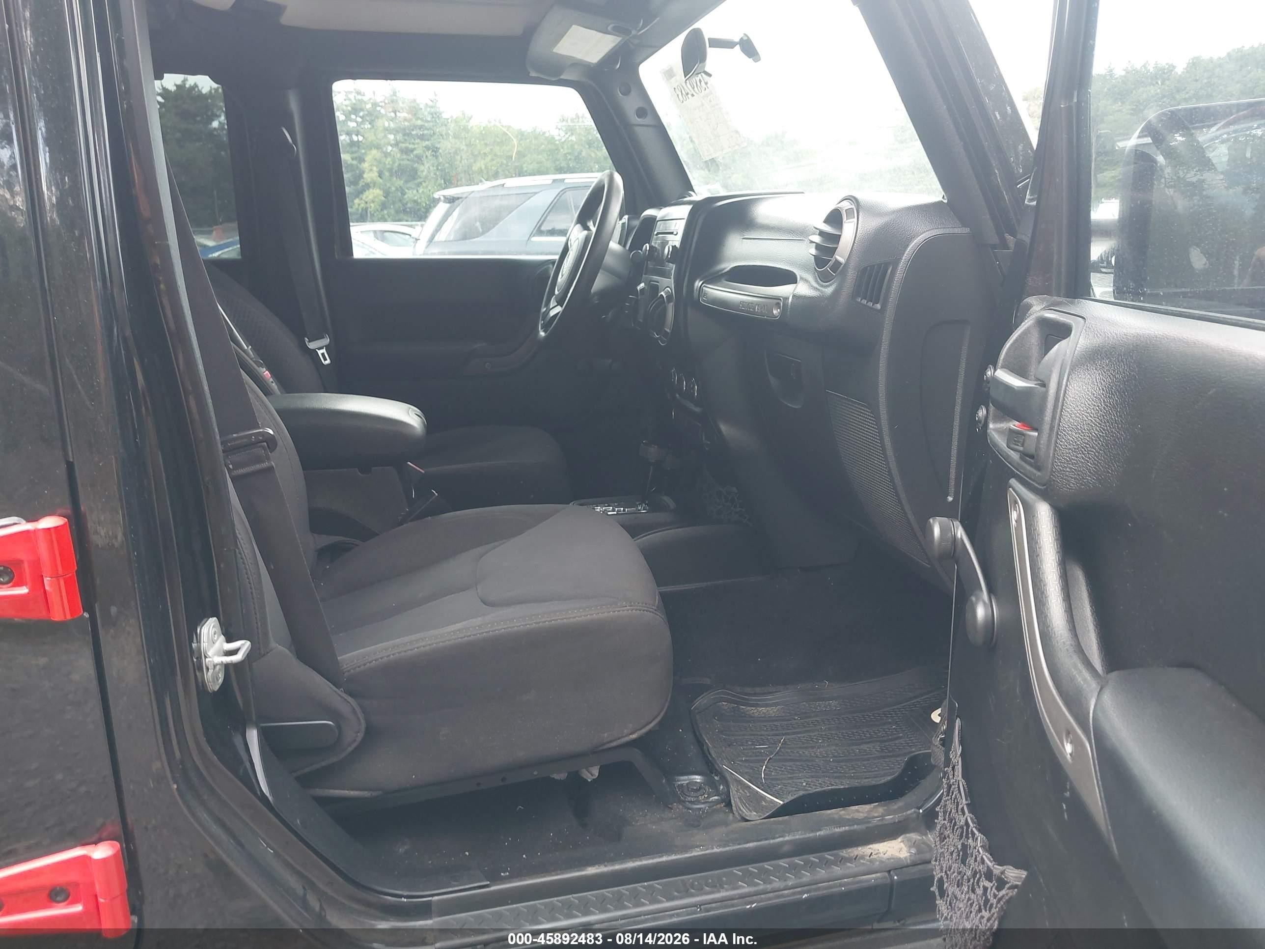 2013 Jeep Wrangler Unlimited Sport Black vin: 1C4BJWDG7DL581257