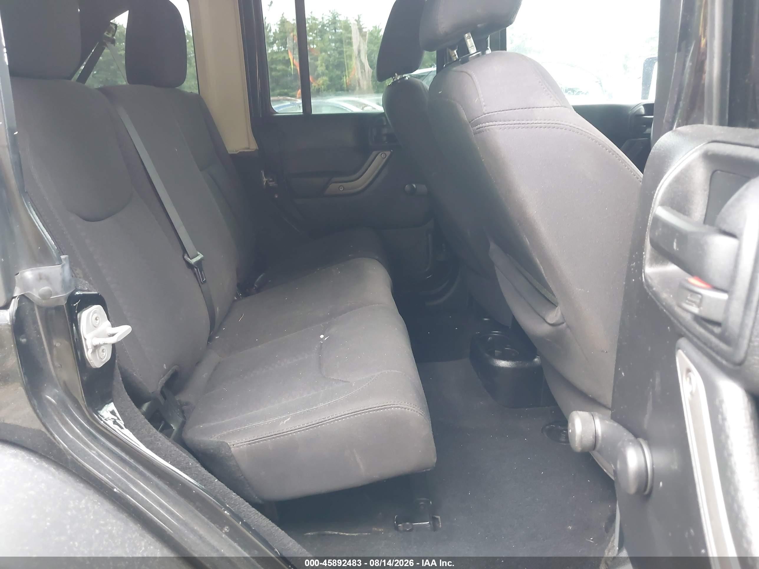 2013 Jeep Wrangler Unlimited Sport Black vin: 1C4BJWDG7DL581257