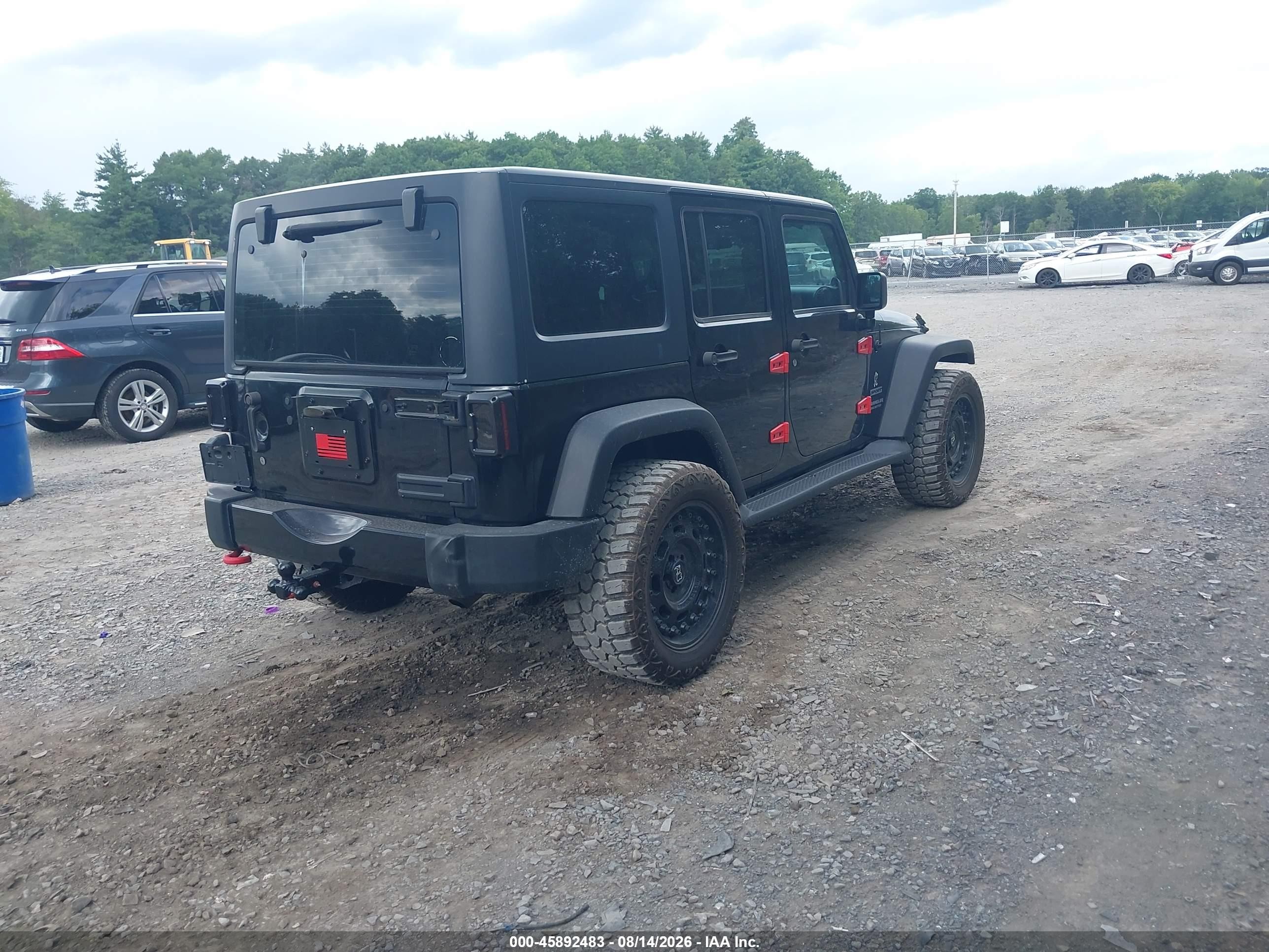 2013 Jeep Wrangler Unlimited Sport Black vin: 1C4BJWDG7DL581257