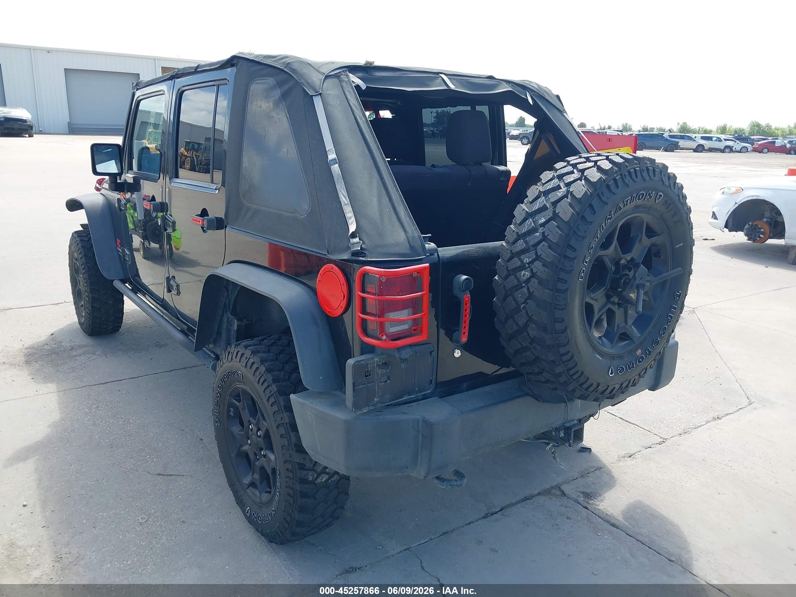 2013 Jeep Wrangler Unlimited Sport Black vin: 1C4BJWDG7DL660881