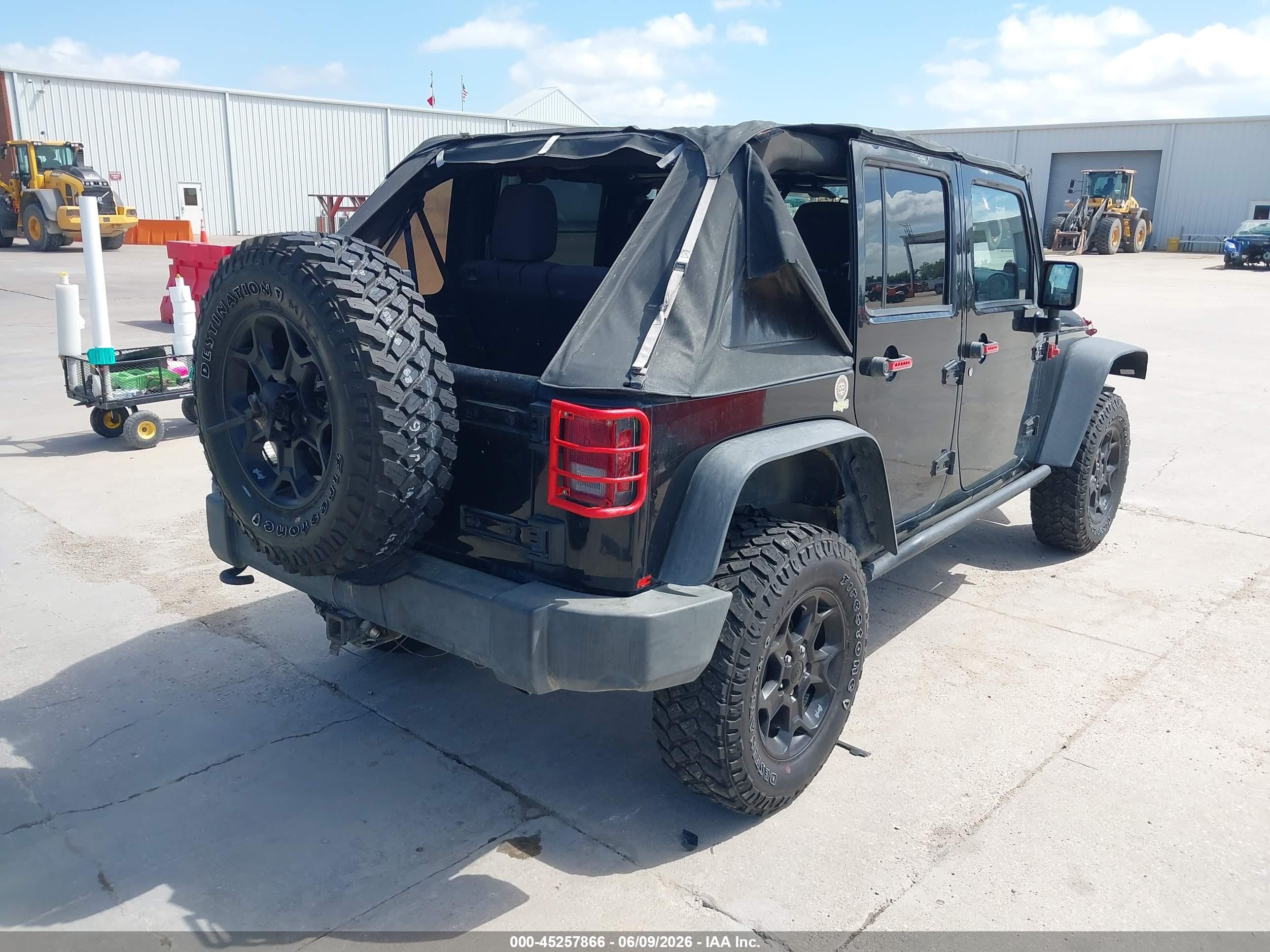 2013 Jeep Wrangler Unlimited Sport Black vin: 1C4BJWDG7DL660881