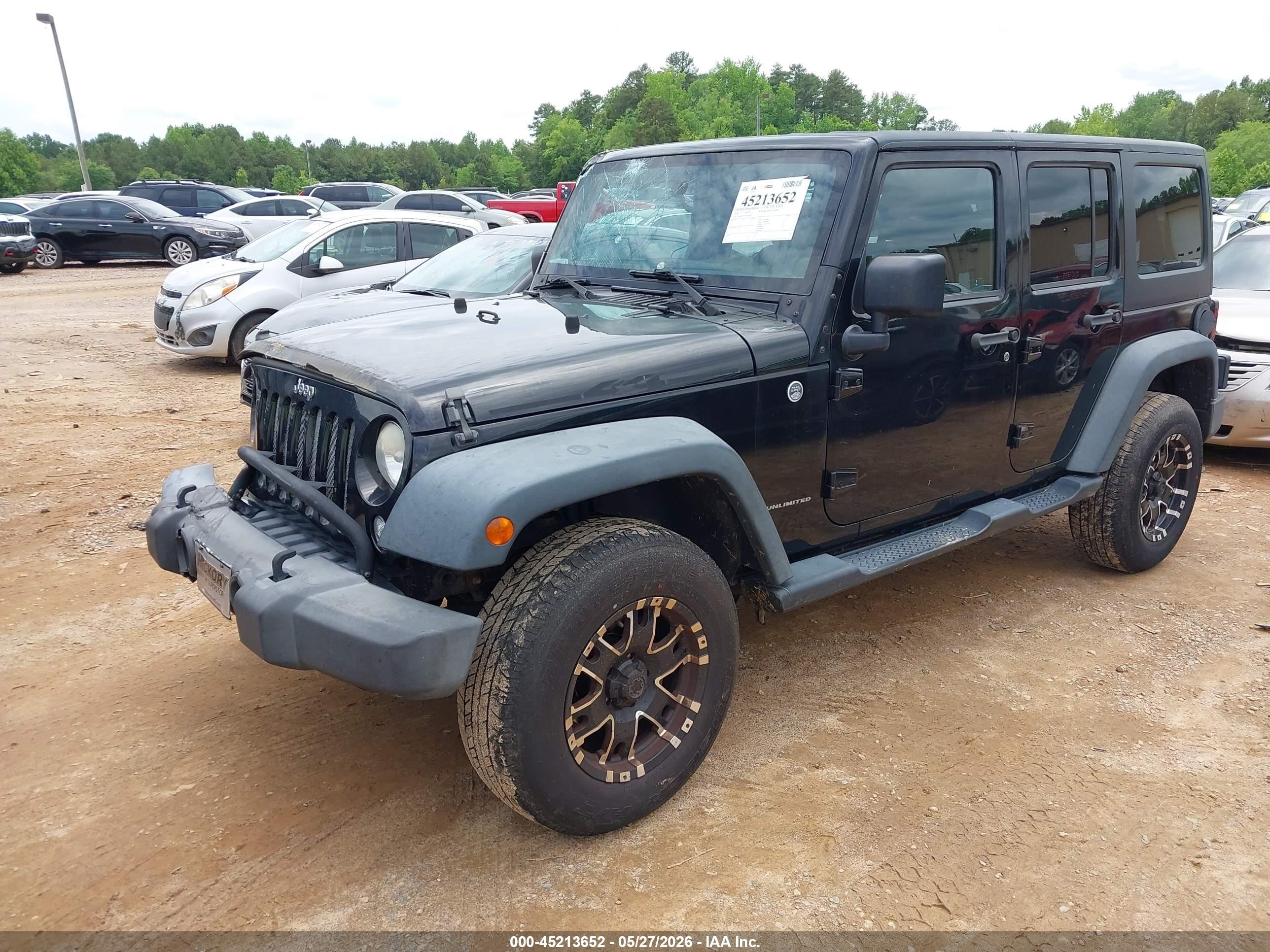 2014 Jeep Wrangler Unlimited Sport Black vin: 1C4BJWDG7EL140066