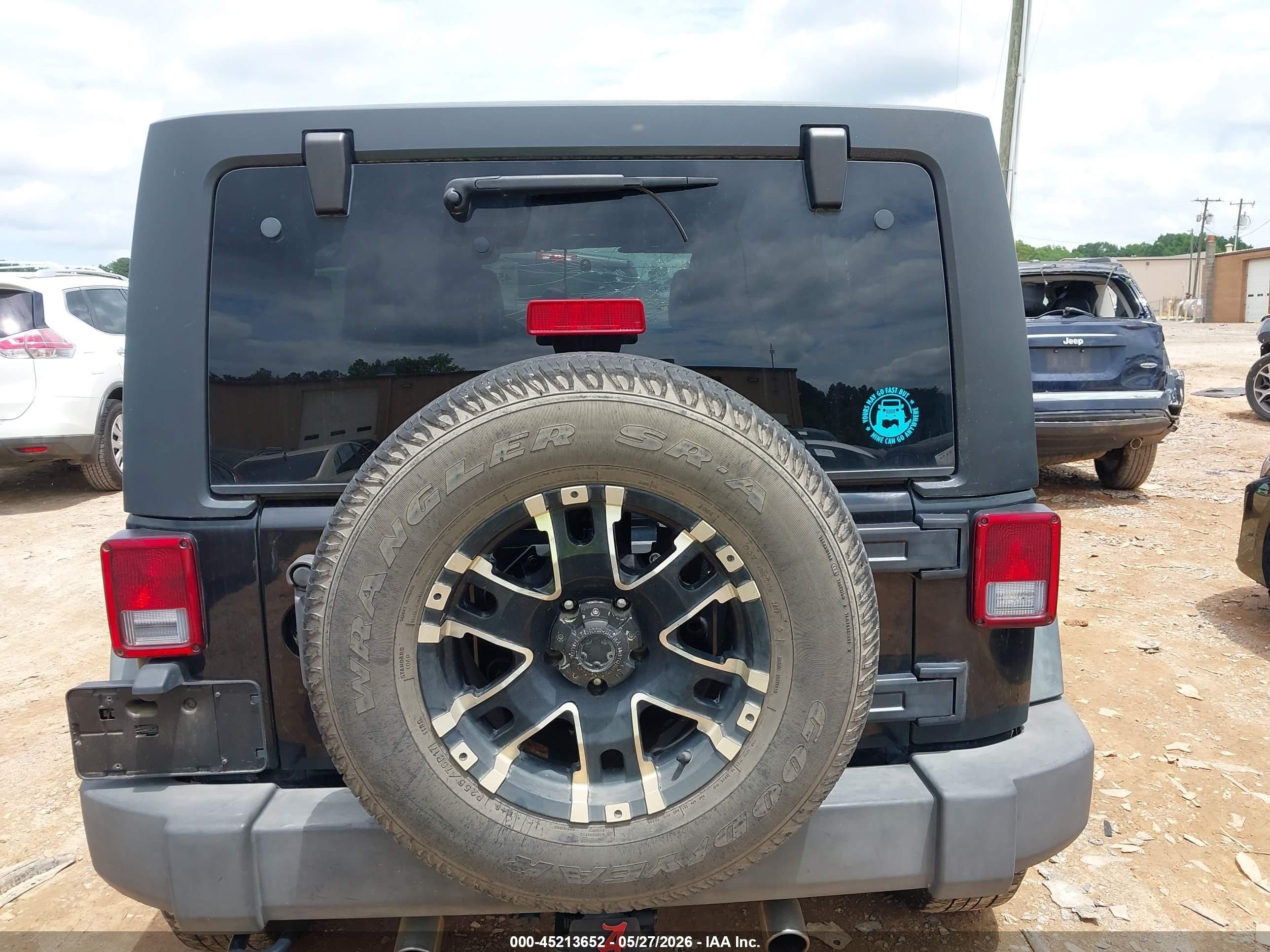2014 Jeep Wrangler Unlimited Sport Black vin: 1C4BJWDG7EL140066