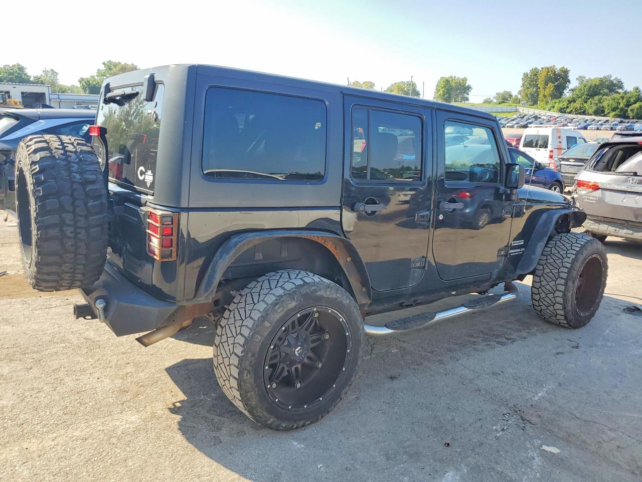 2014 Jeep Wrangler Unlimited Sport Black vin: 1C4BJWDG7EL207443