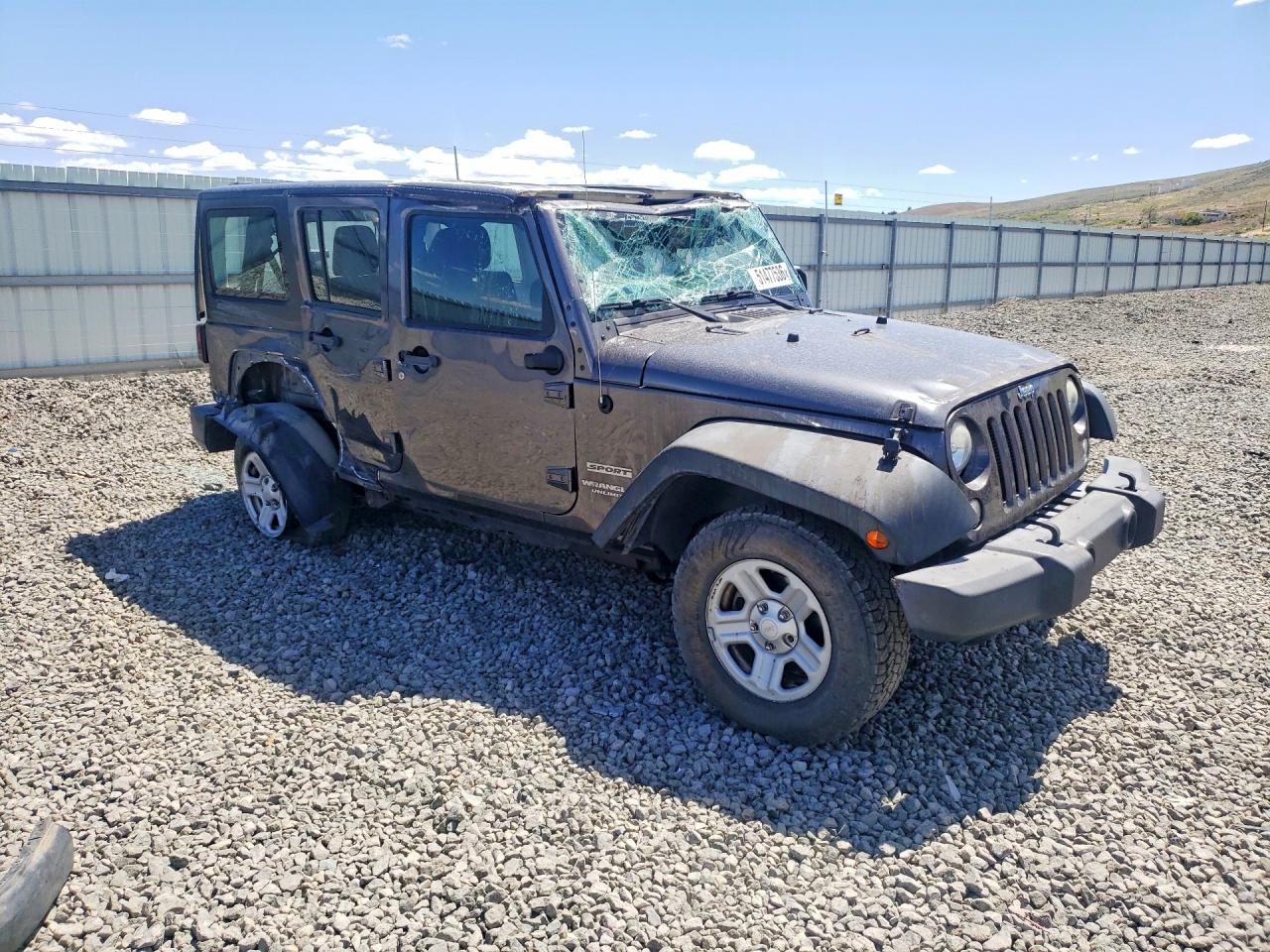 2014 Jeep Wrangler Unlimited Sport Black vin: 1C4BJWDG7EL253032