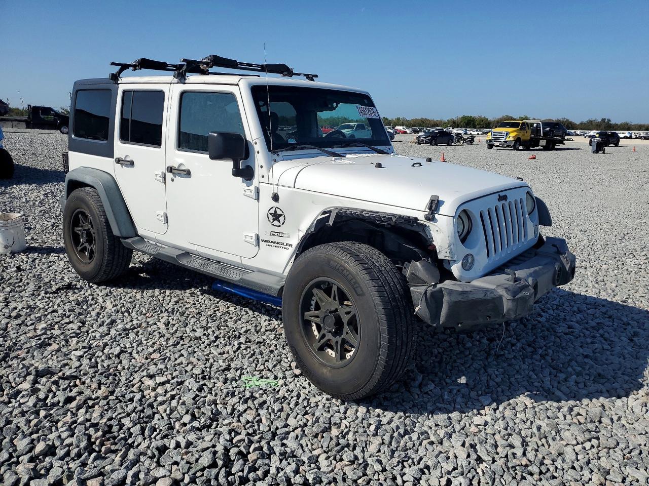 2014 Jeep Wrangler Unlimited Sport Белый vin: 1C4BJWDG7EL268890