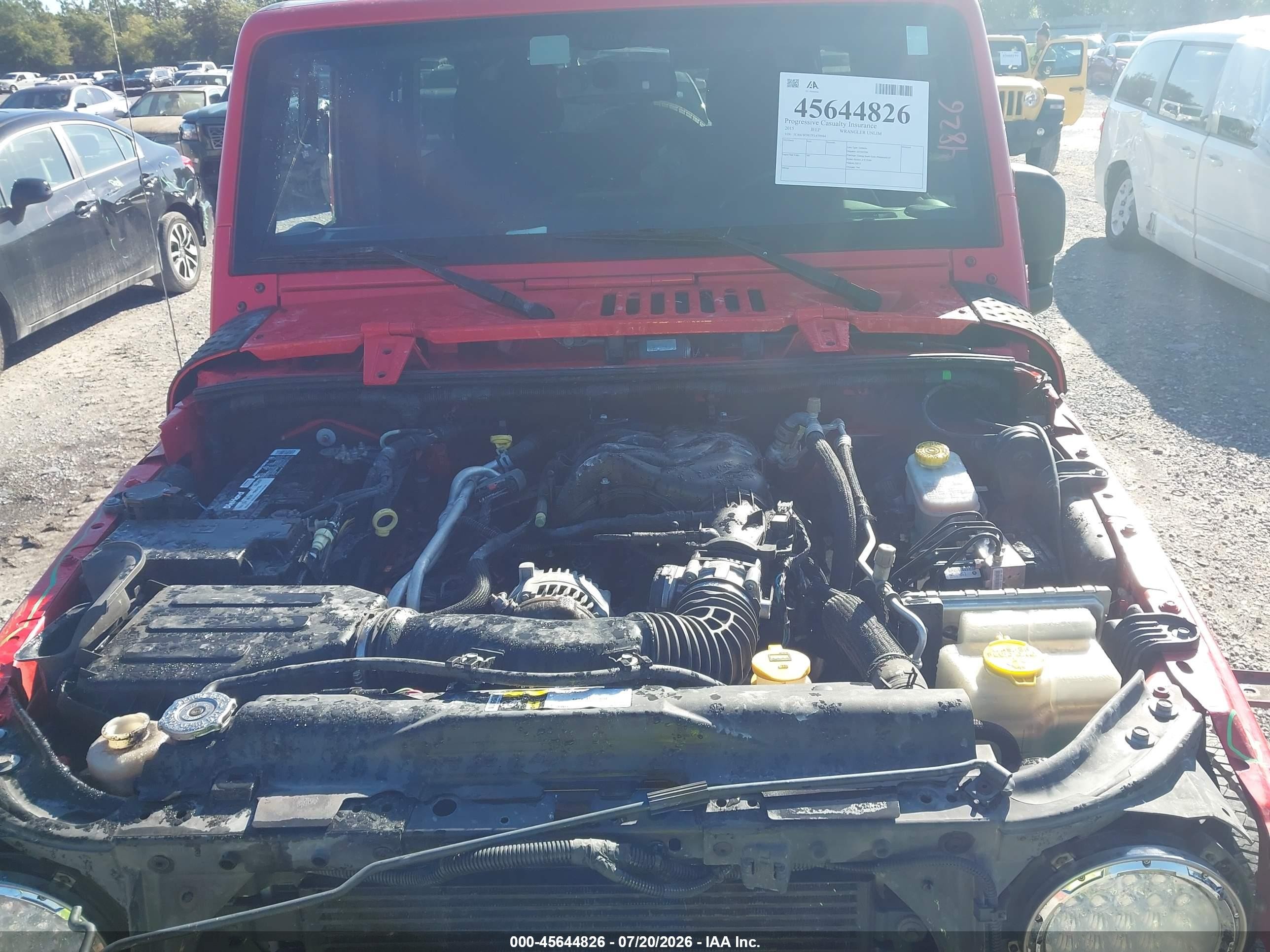2015 Jeep Wrangler Unlimited Sport Red vin: 1C4BJWDG7FL670944
