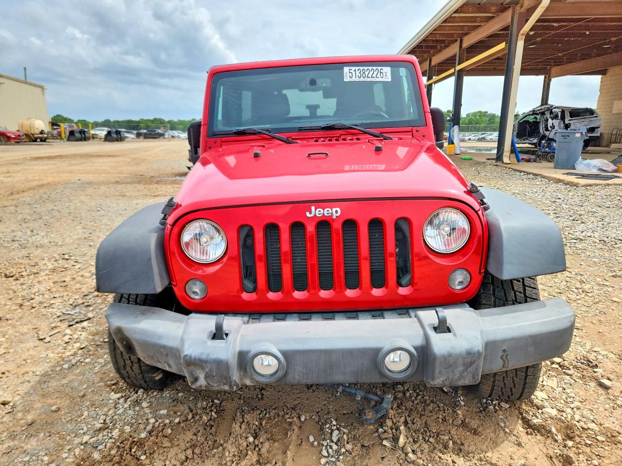 2016 Jeep Wrangler Unlimited Sport Красный vin: 1C4BJWDG7GL175855
