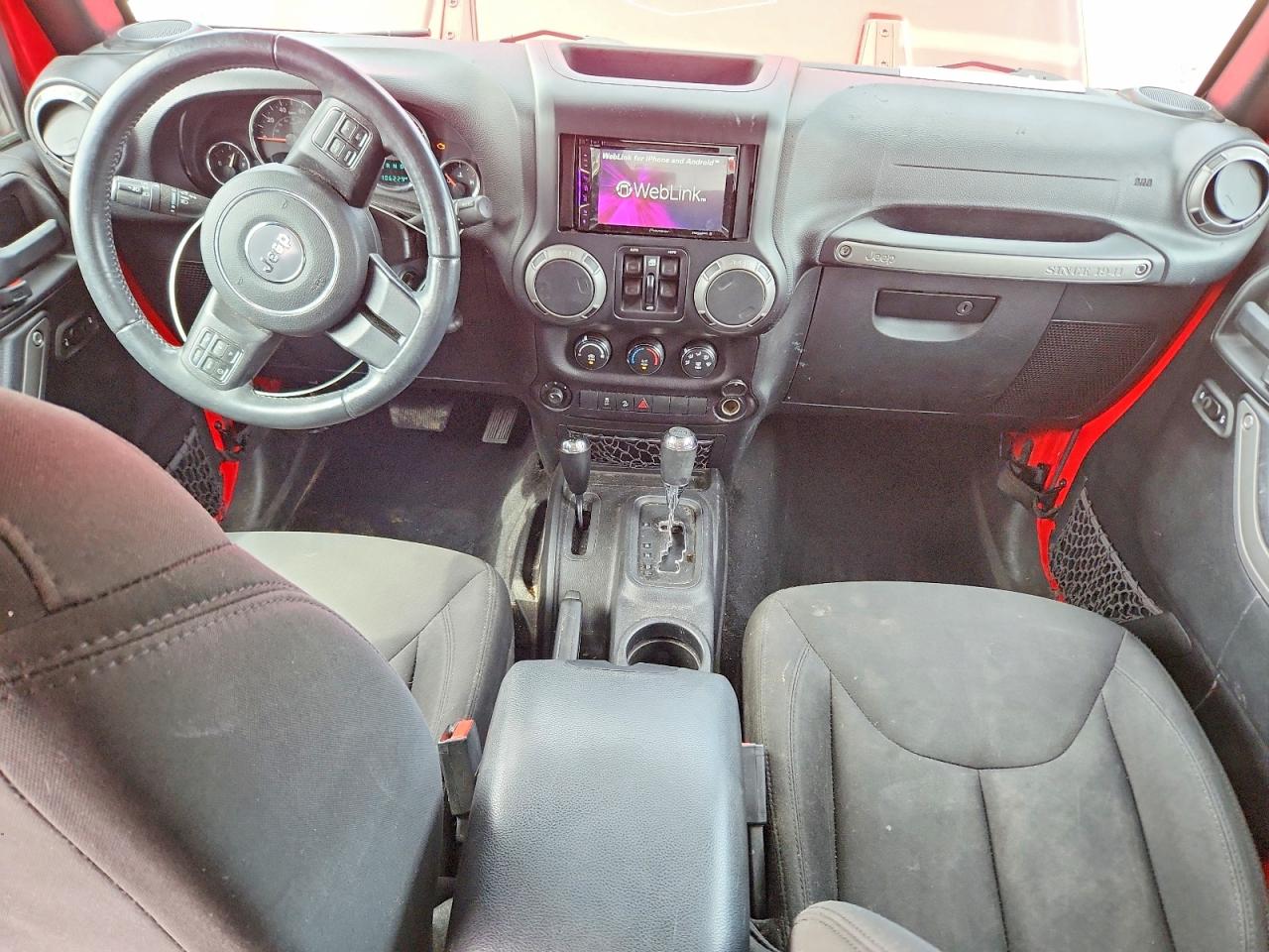 2016 Jeep Wrangler Unlimited Sport Красный vin: 1C4BJWDG7GL175855