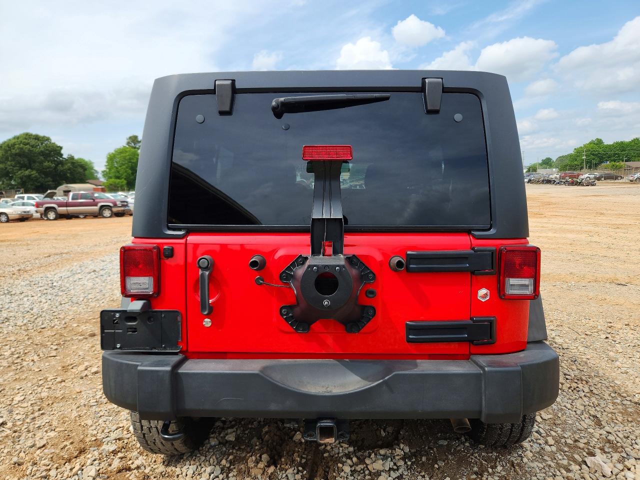 2016 Jeep Wrangler Unlimited Sport Красный vin: 1C4BJWDG7GL175855