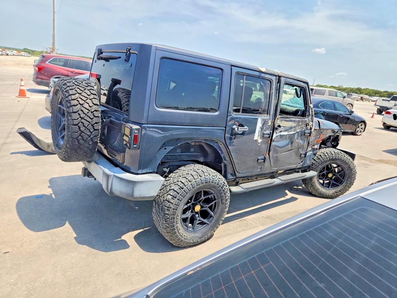 2017 Jeep Wrangler Unlimited Sport Black vin: 1C4BJWDG7HL607071