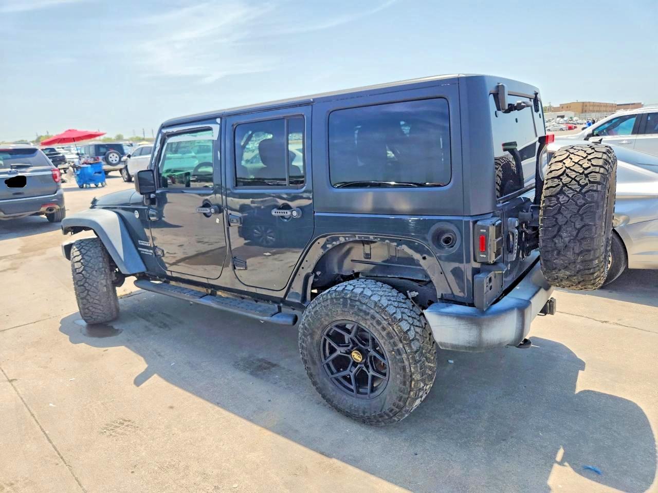 2017 Jeep Wrangler Unlimited Sport Black vin: 1C4BJWDG7HL607071
