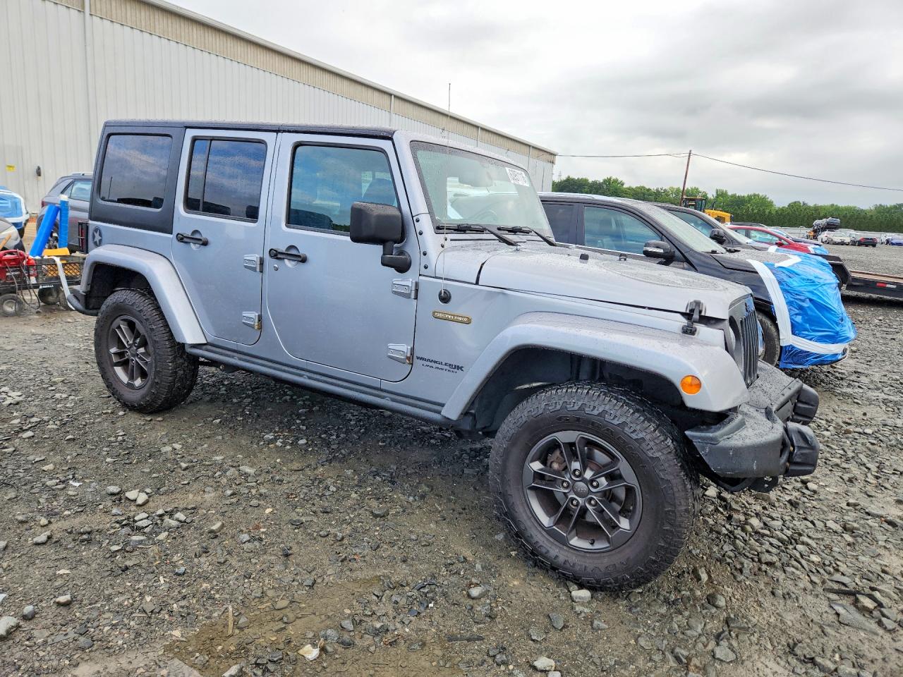 2018 Jeep Wrangler Unlimited Sport Silver vin: 1C4BJWDG7JL820883