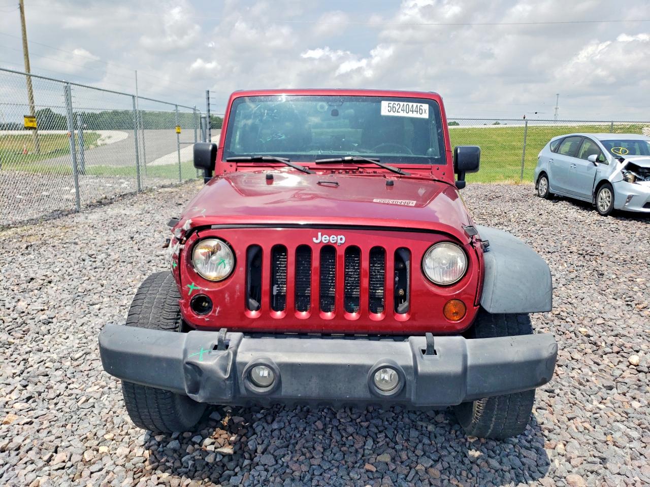 2012 Jeep Wrangler Unlimited Sport Red vin: 1C4BJWDG8CL141532