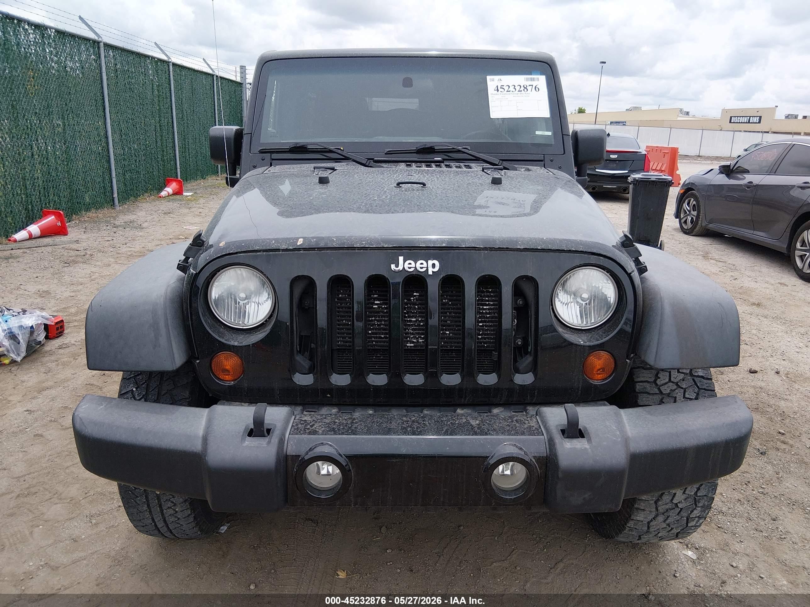2012 Jeep Wrangler Unlimited Sport Black vin: 1C4BJWDG8CL181688