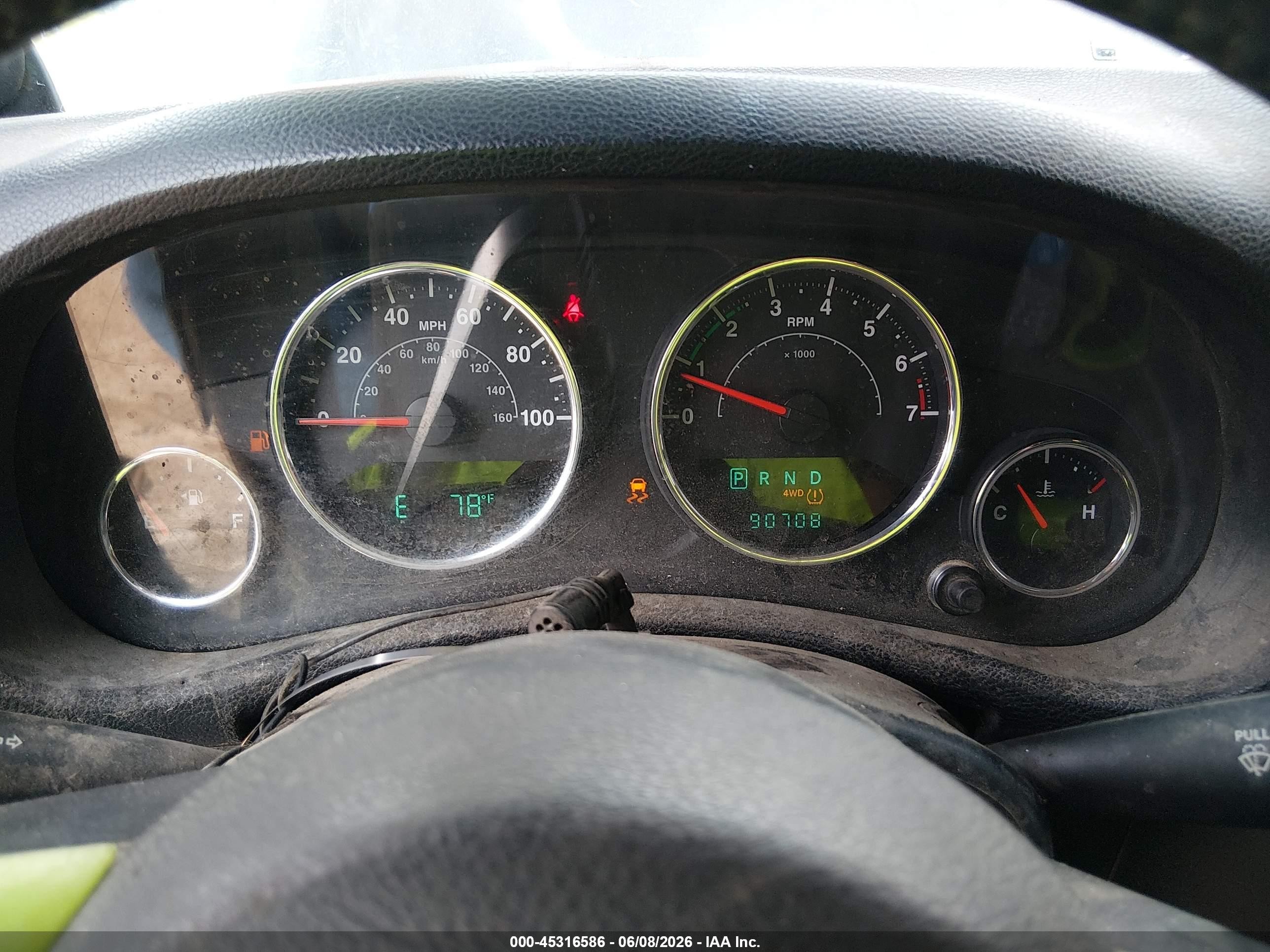 2012 Jeep Wrangler Unlimited Sport Черный vin: 1C4BJWDG8CL208470