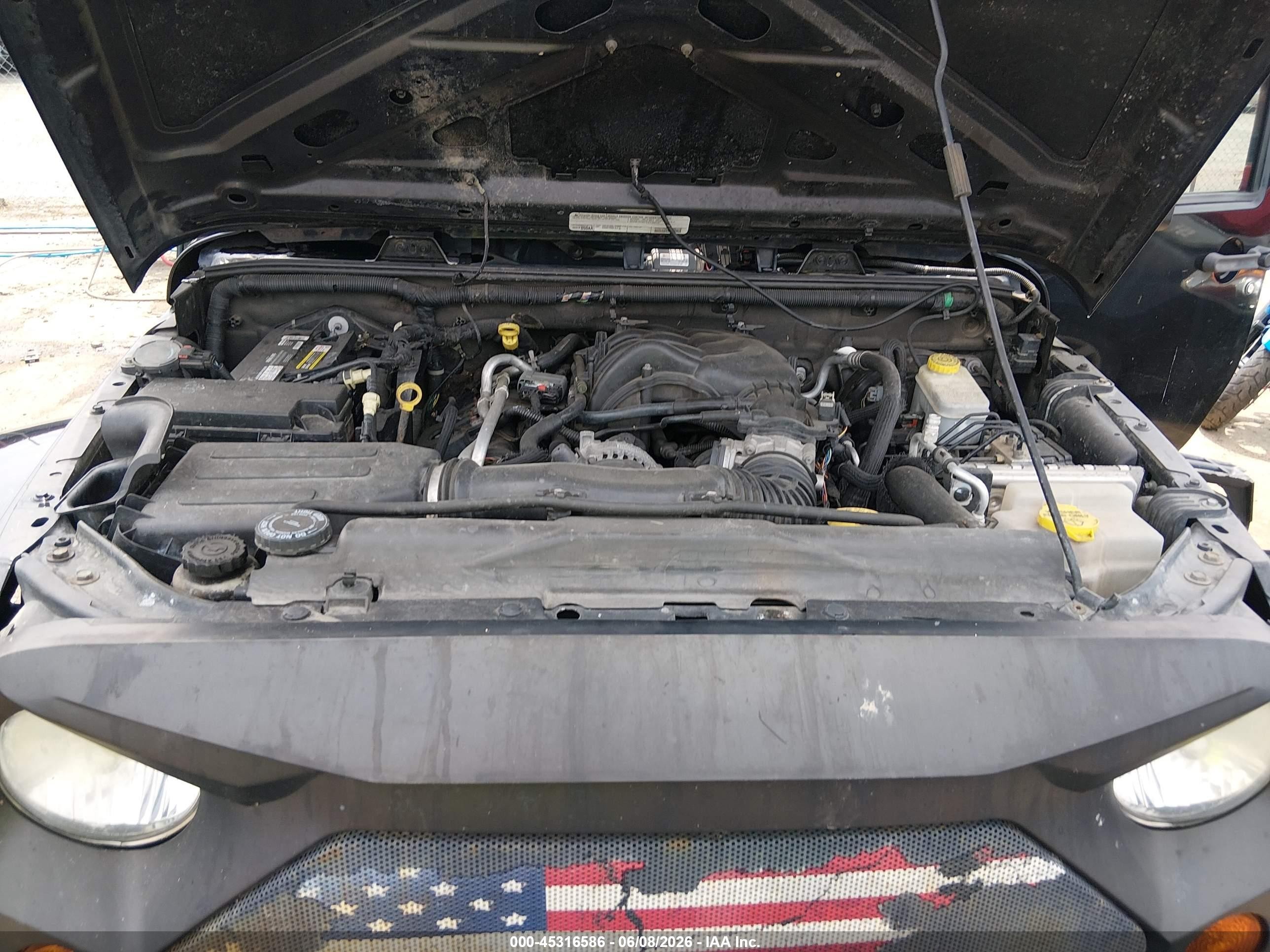 2012 Jeep Wrangler Unlimited Sport Черный vin: 1C4BJWDG8CL208470