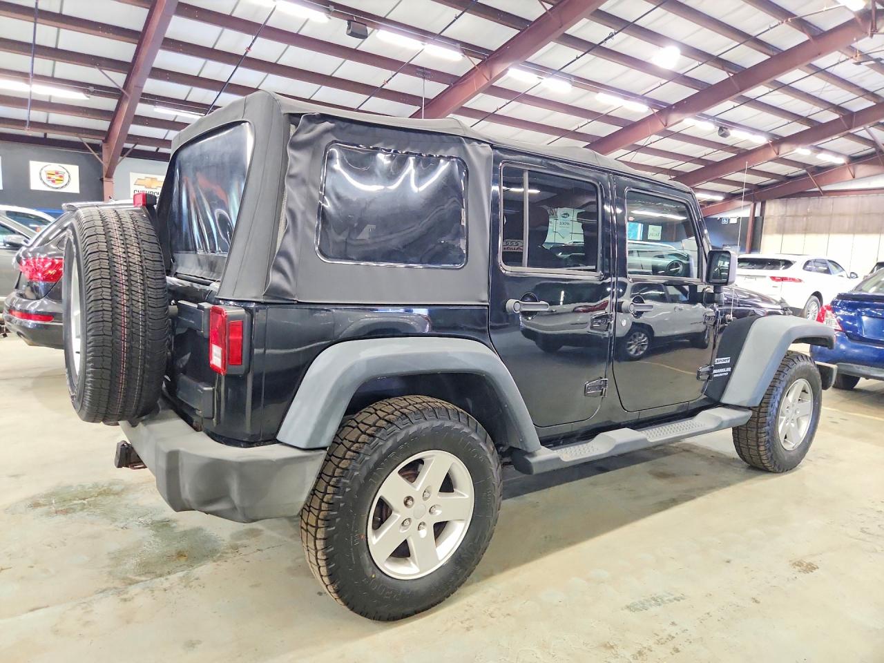 2013 Jeep Wrangler Unlimited Sport Black vin: 1C4BJWDG8DL503263