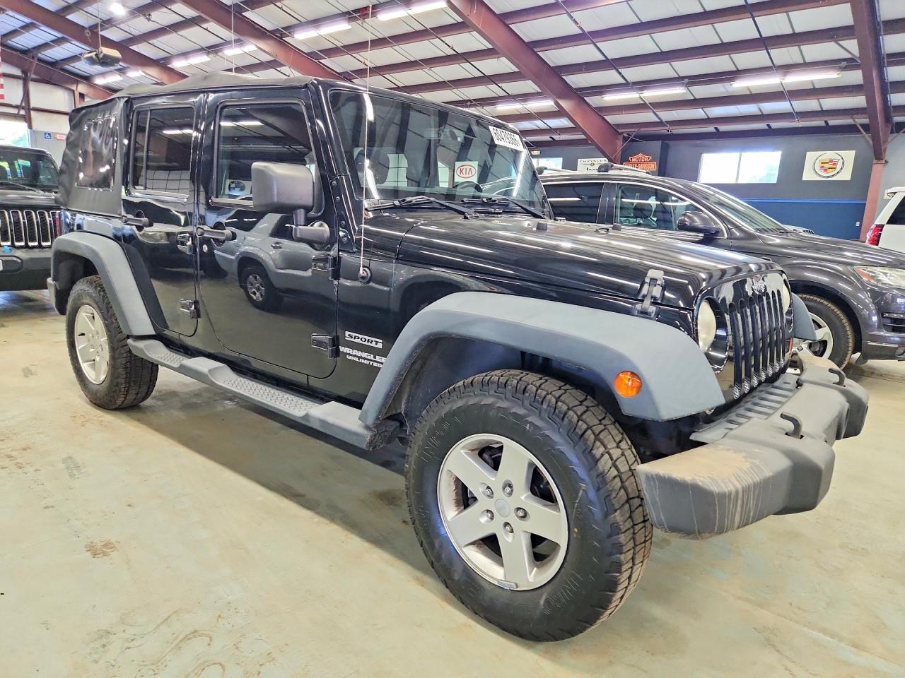 2013 Jeep Wrangler Unlimited Sport Black vin: 1C4BJWDG8DL503263