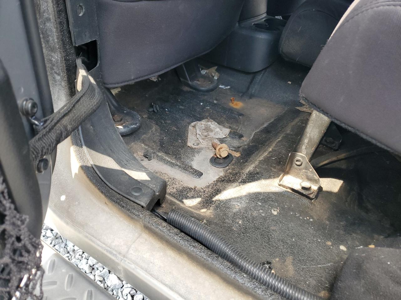 2013 Jeep Wrangler Unlimited Sport Silver vin: 1C4BJWDG8DL548722 Damage: Left Rear Carpet, Stained, Permanent