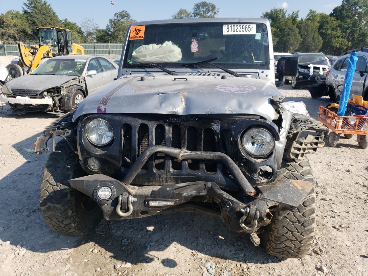 2015 Jeep Wrangler Unlimited Sport Silver vin: 1C4BJWDG8FL588169