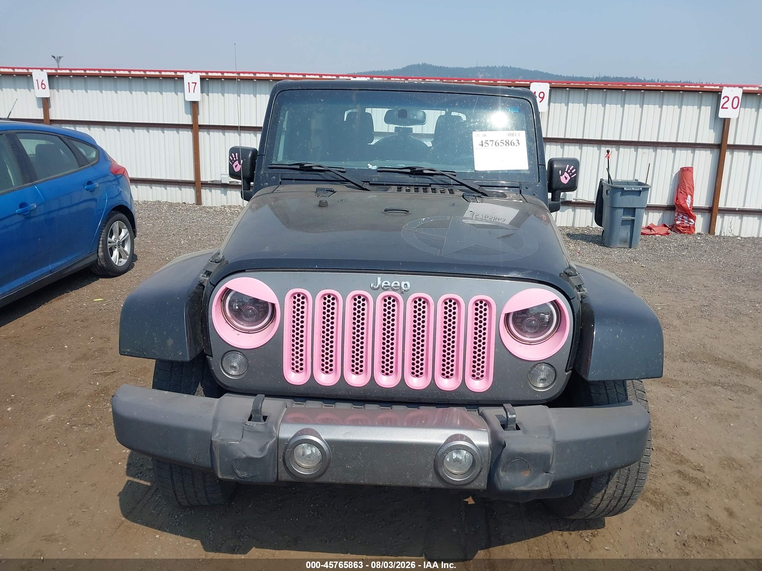 2015 Jeep Wrangler Unlimited Freedom Edition Black vin: 1C4BJWDG8FL594053