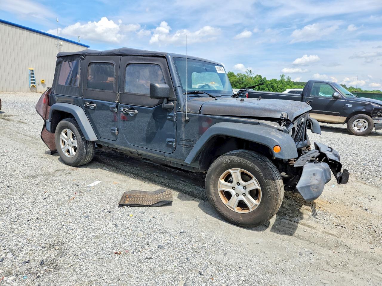 2016 Jeep Wrangler Unlimited Sport Blue vin: 1C4BJWDG8GL231706