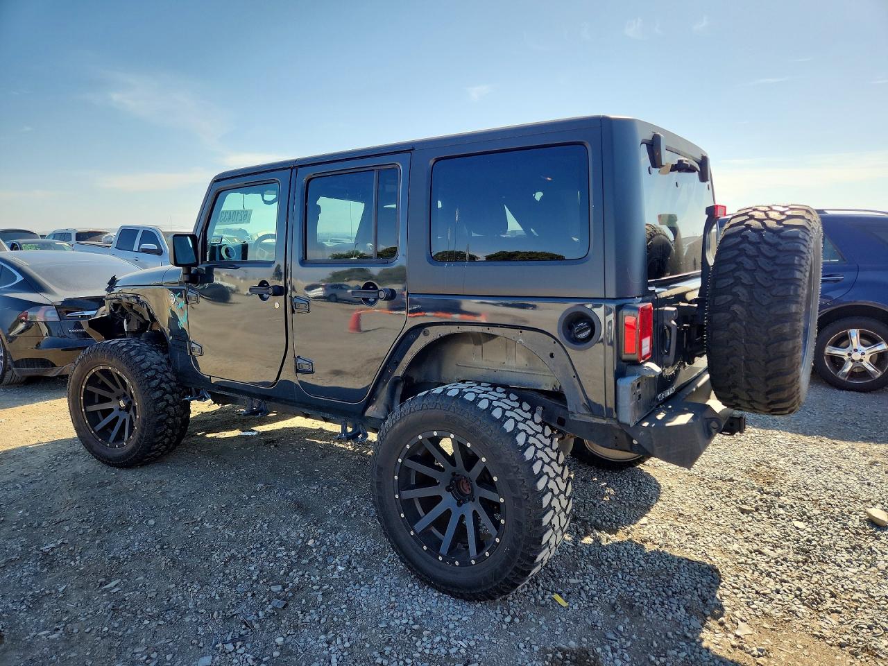 2016 Jeep Wrangler Unlimited Sport Gray vin: 1C4BJWDG8GL318909