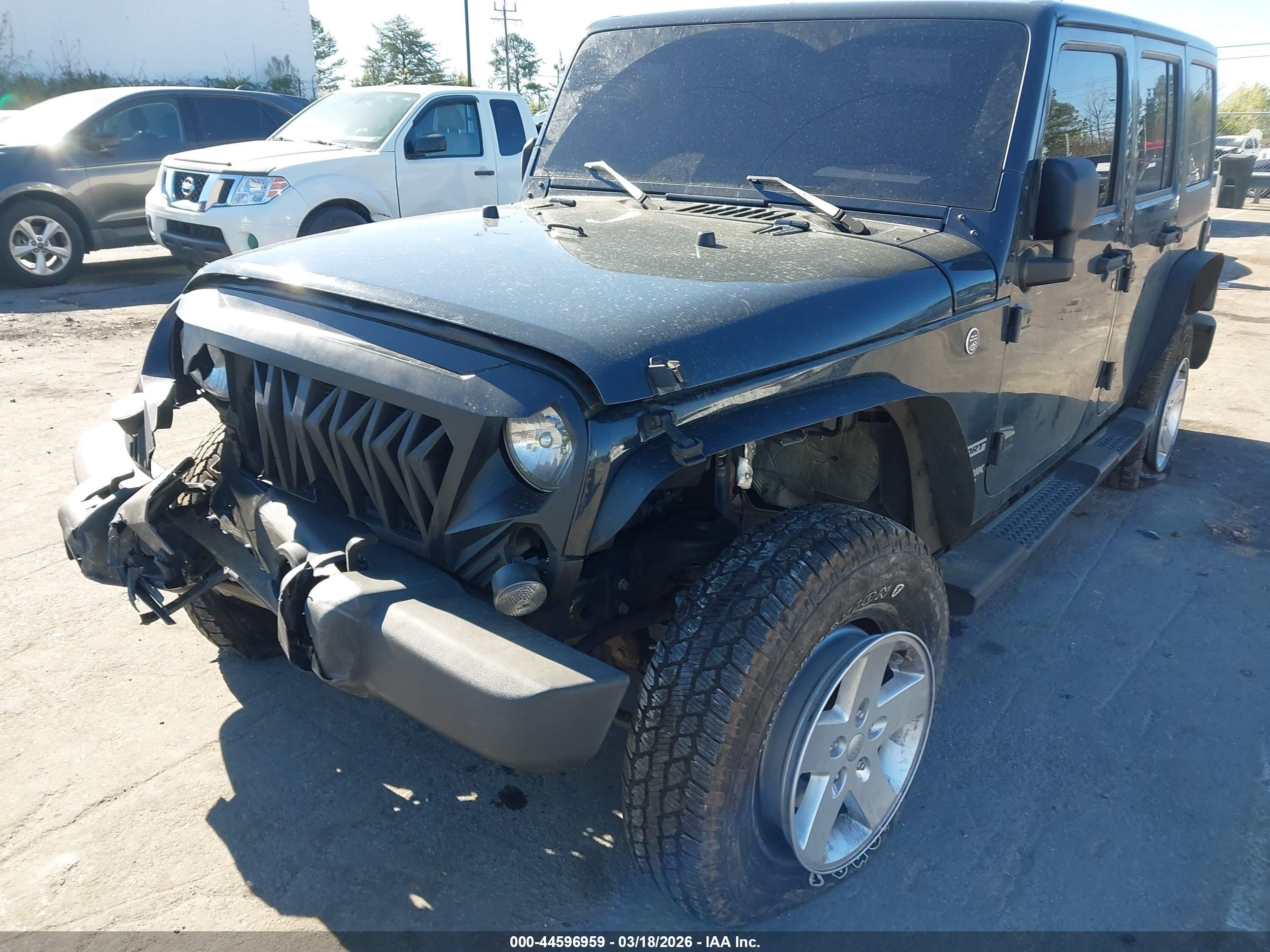 2018 Jeep Wrangler Jk Unlimited Sport S 4x4 Черный vin: 1C4BJWDG8JL901164