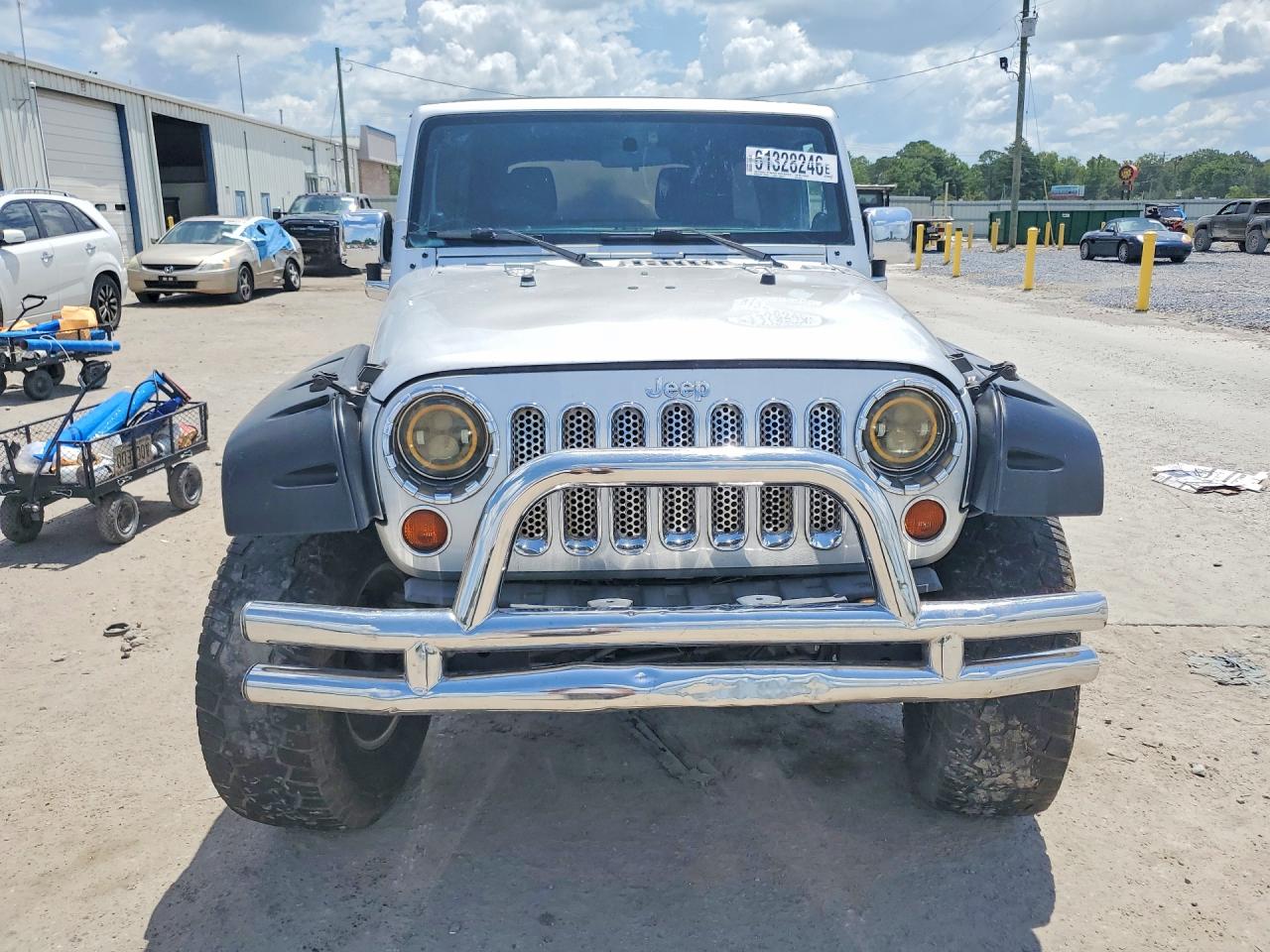 2012 Jeep Wrangler Unlimited Sport Silver vin: 1C4BJWDG9CL138266