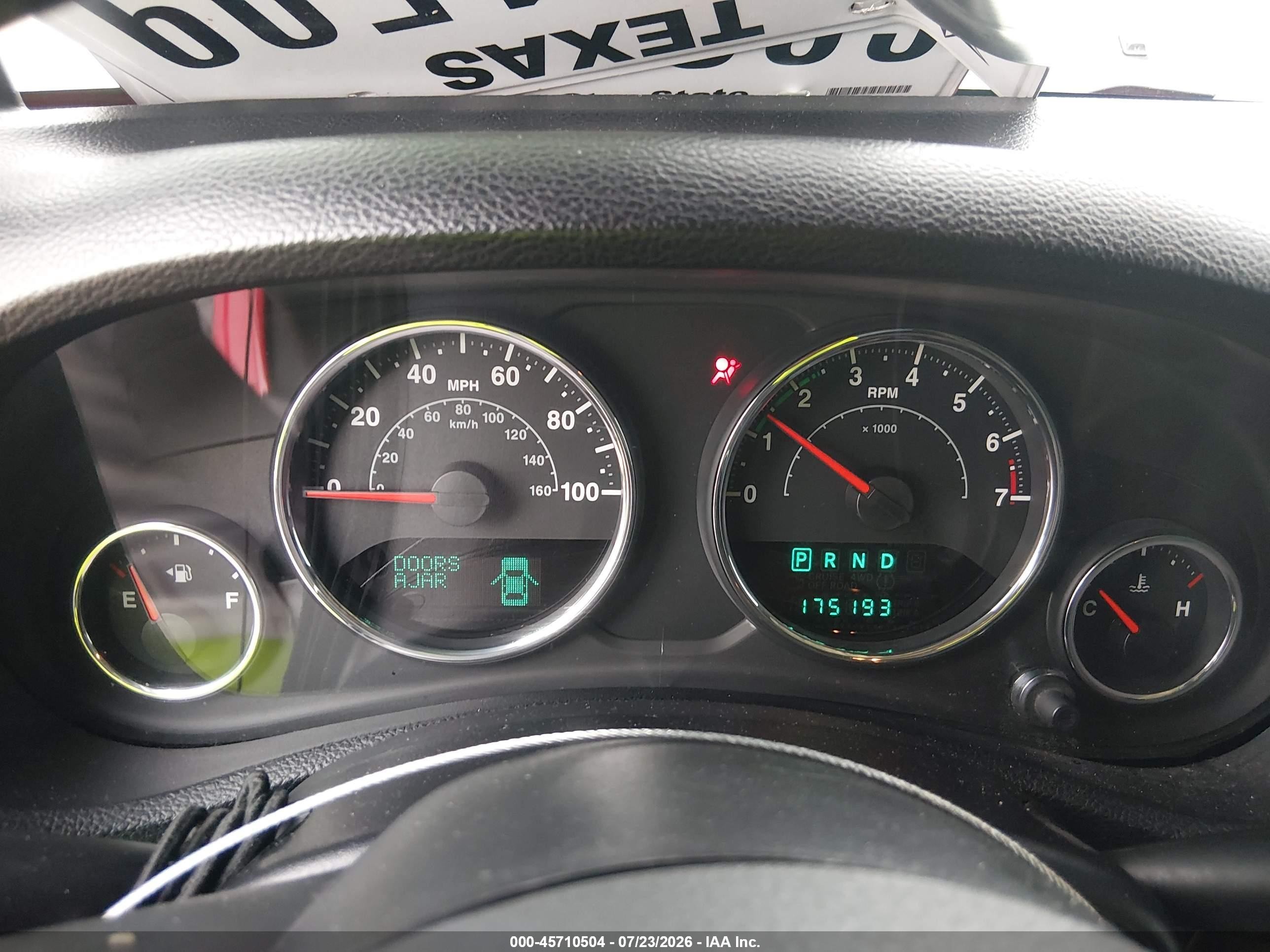 2012 Jeep Wrangler Unlimited Sport Red vin: 1C4BJWDG9CL141197