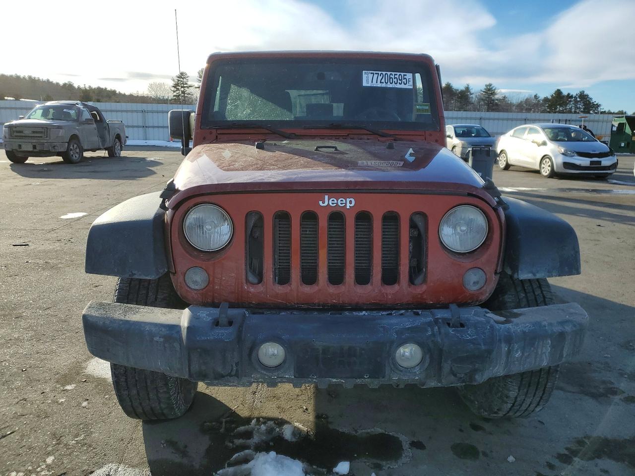 2014 Jeep Wrangler Unlimited Sport Оранжевый vin: 1C4BJWDG9EL202650