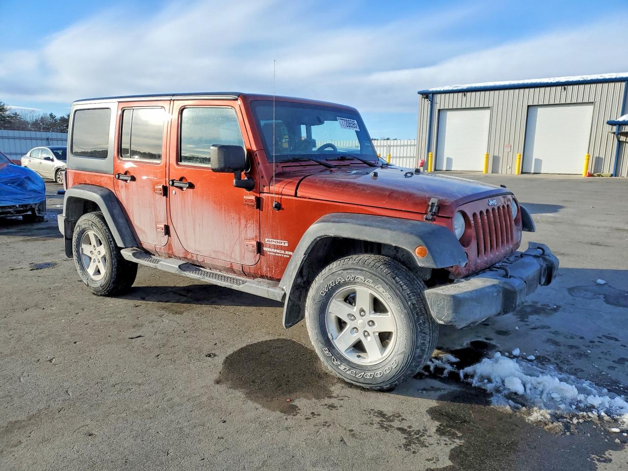 2014 Jeep Wrangler Unlimited Sport Оранжевый vin: 1C4BJWDG9EL202650