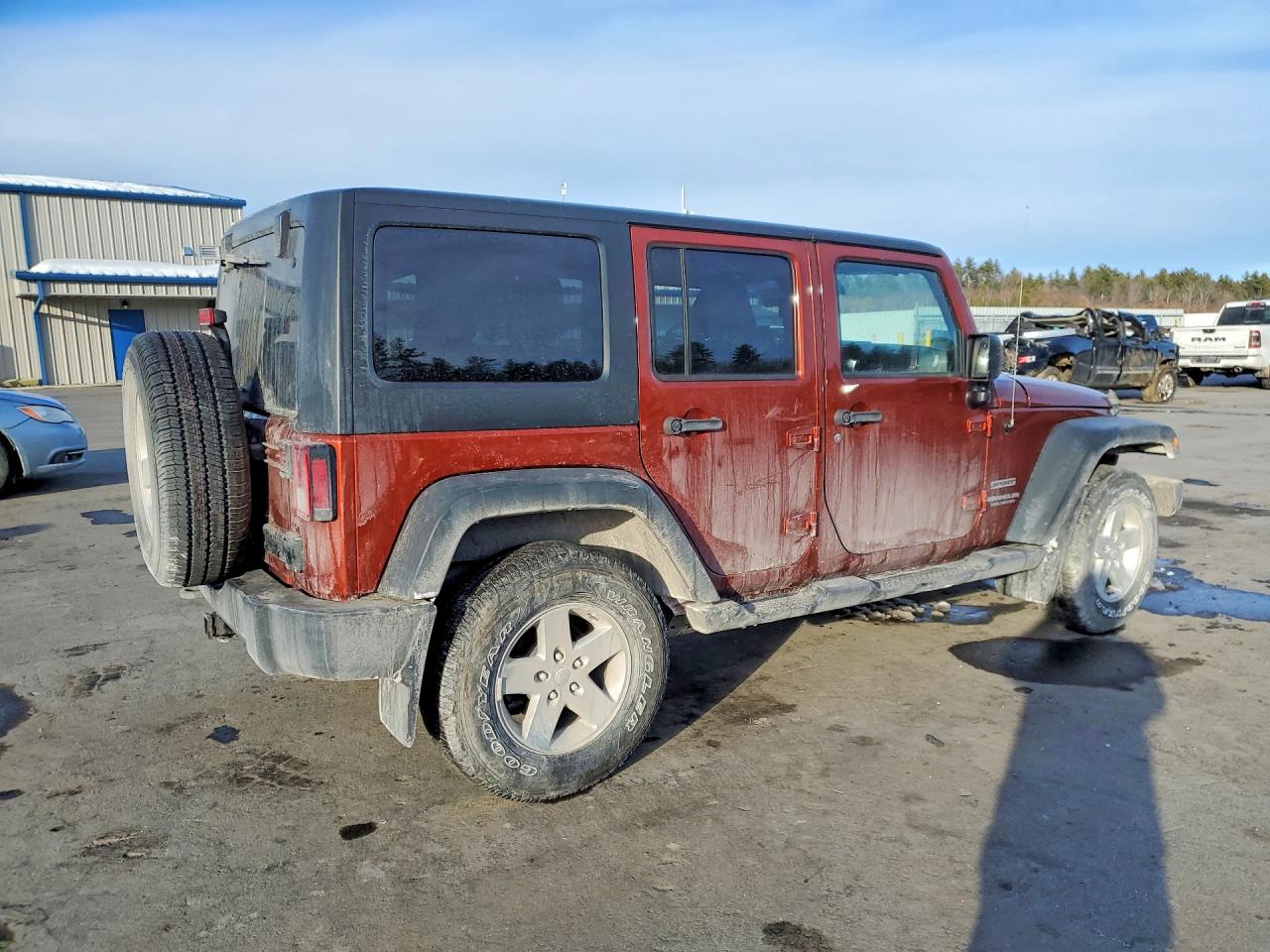 2014 Jeep Wrangler Unlimited Sport Оранжевый vin: 1C4BJWDG9EL202650