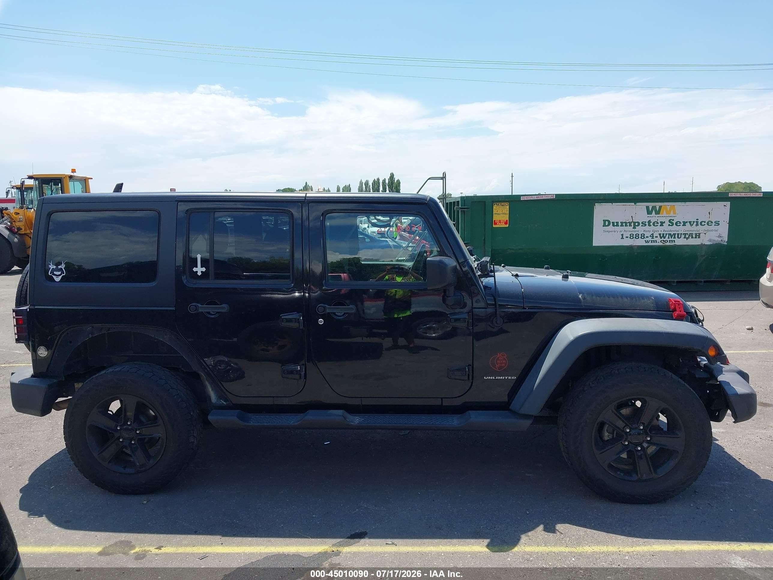 2014 Jeep Wrangler Unlimited Sport Black vin: 1C4BJWDG9EL211896